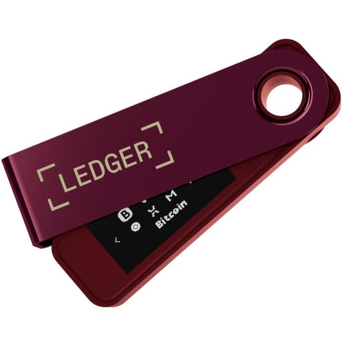 Ledger Nano S Plus Crypto Hardware Wallet (Crimson Magneta)