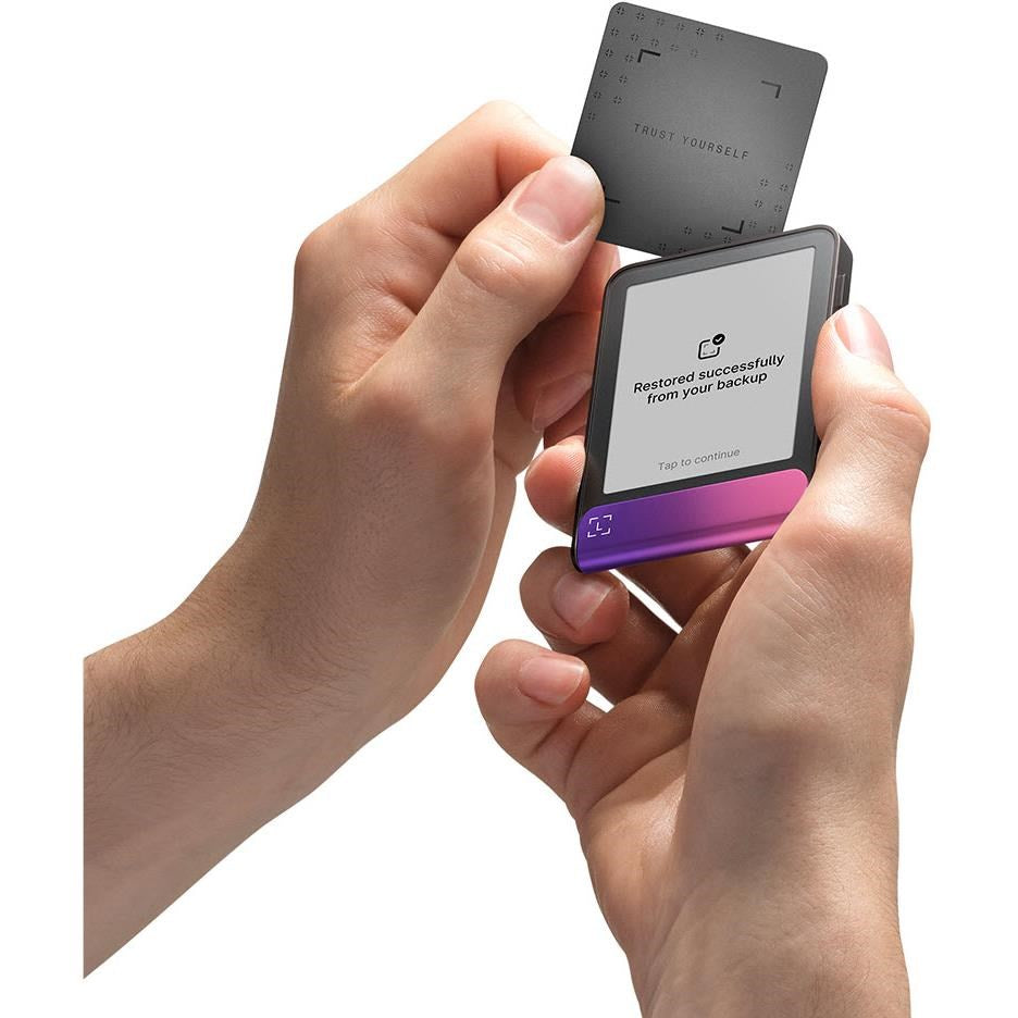 Ledger Flex Crypto Hardware Wallet with Recovery Key (Crimson Magenta)