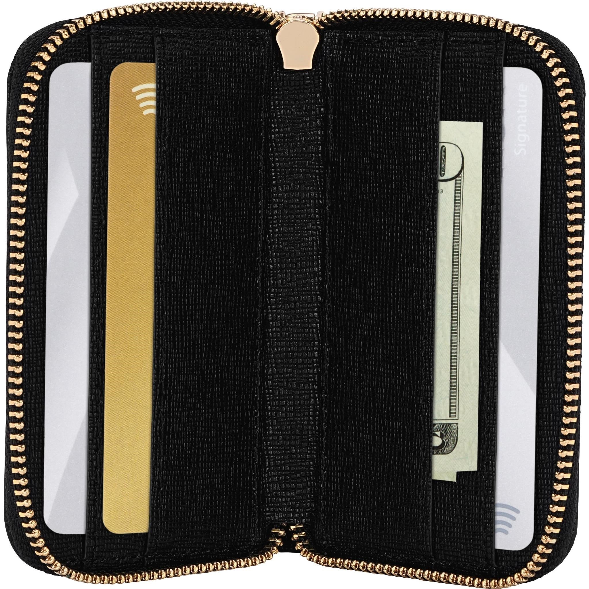 Kate Spade Devin Zip Magnetic Wallet (Black)