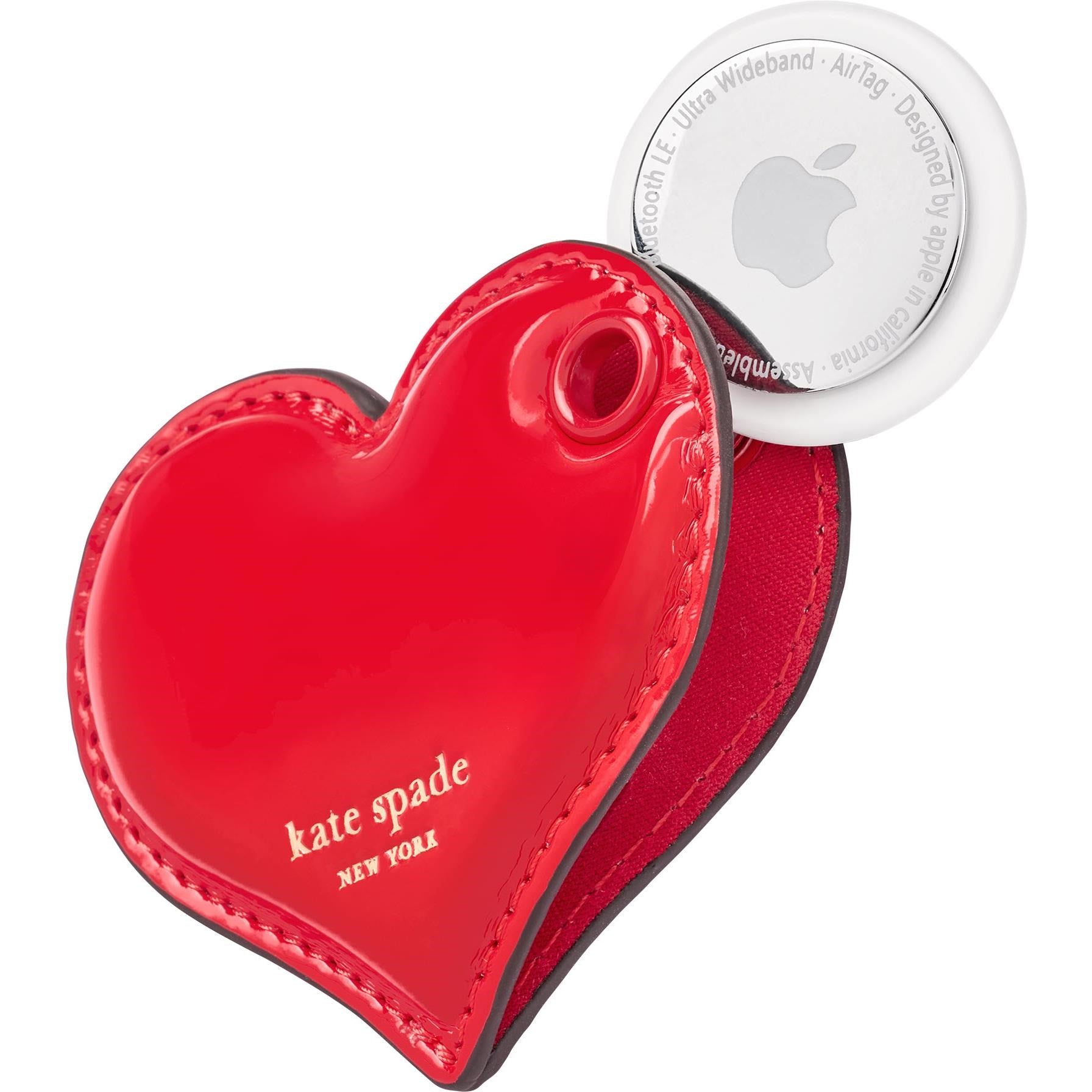 Kate Spade AirTag Charm Keychain (Heart)