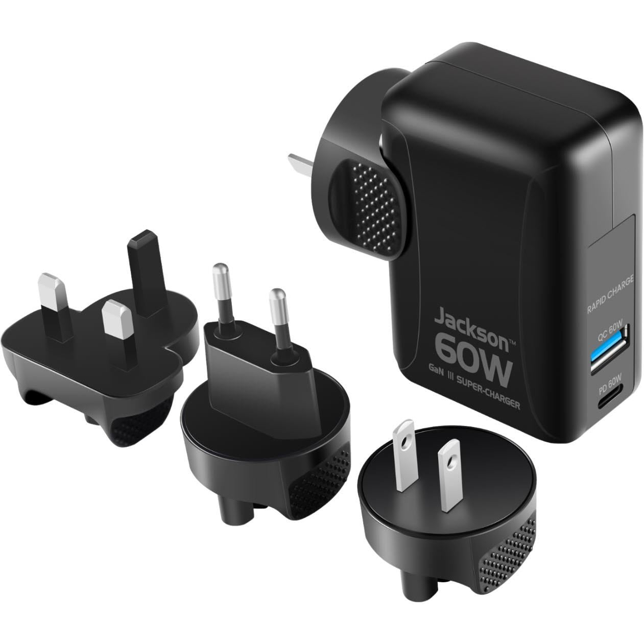 Jackson MOVE 60W Worldwide USB Charger with Carry Case
