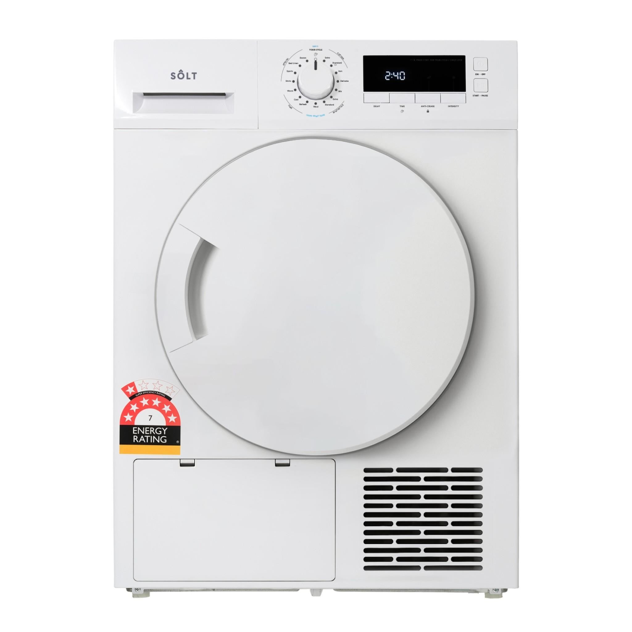 Solt GGSHPD800S2W 8kg Heat Pump Dryer