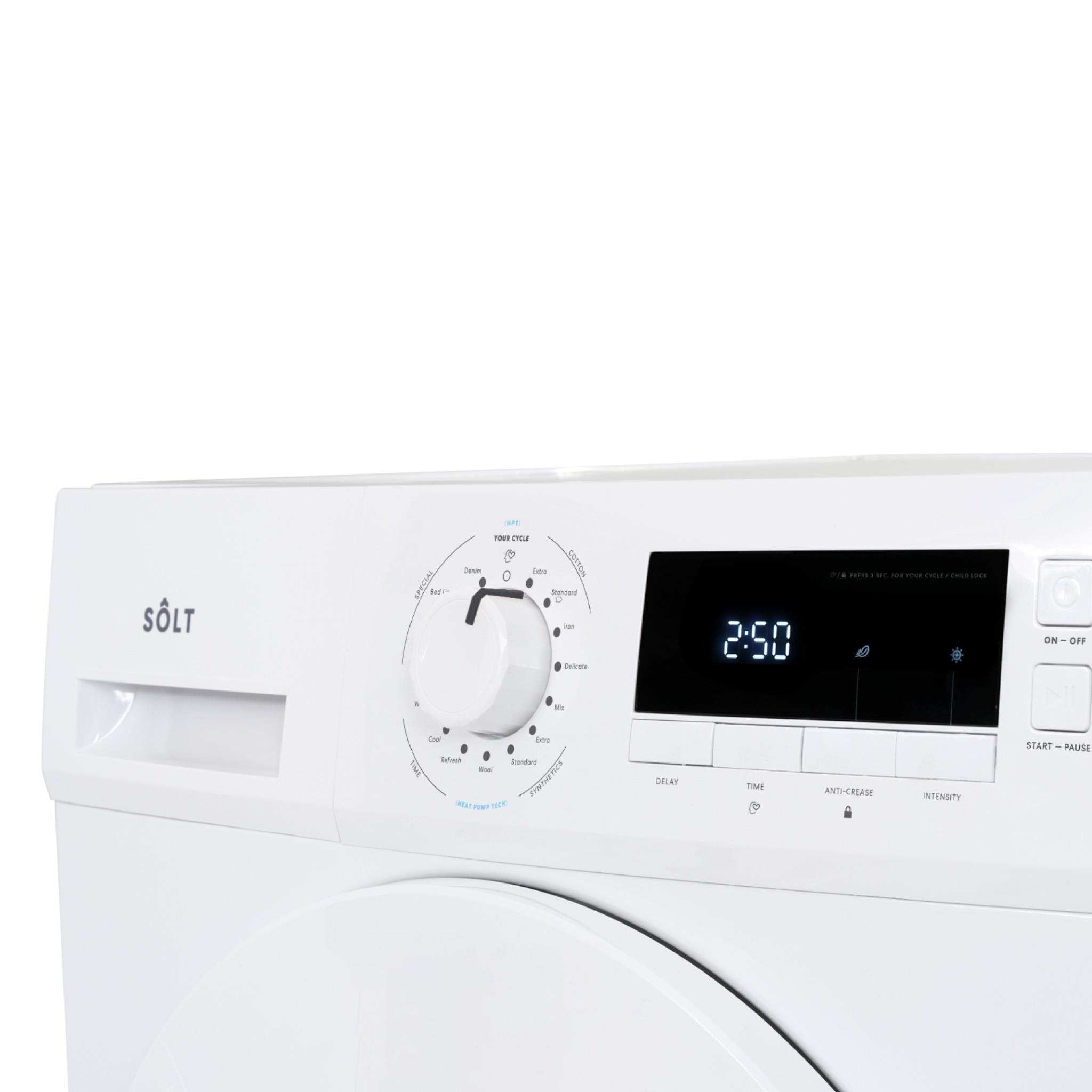 Solt GGSHPD800S2W 8kg Heat Pump Dryer