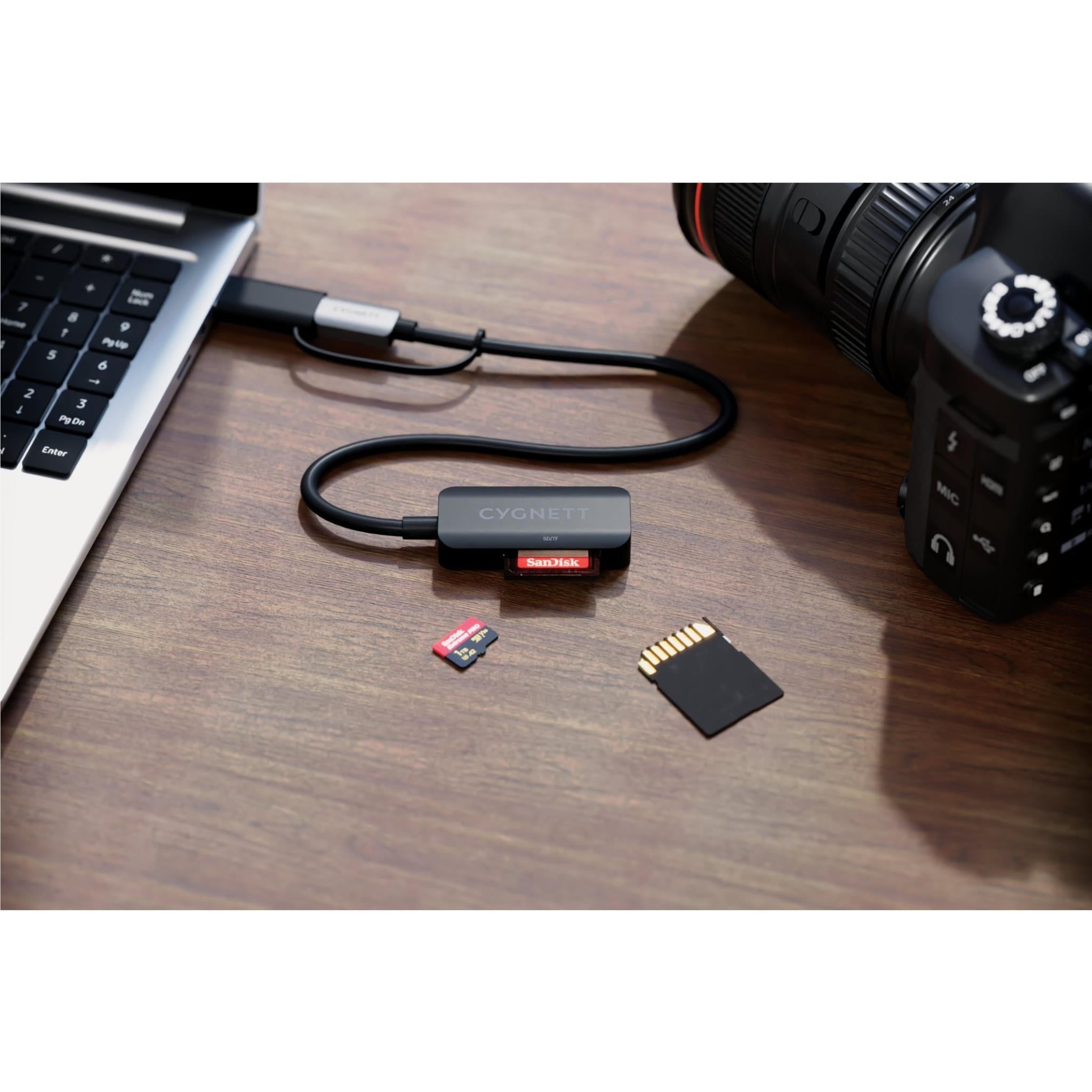 Cygnett Unite USB-C to SD Micro SD Adapter