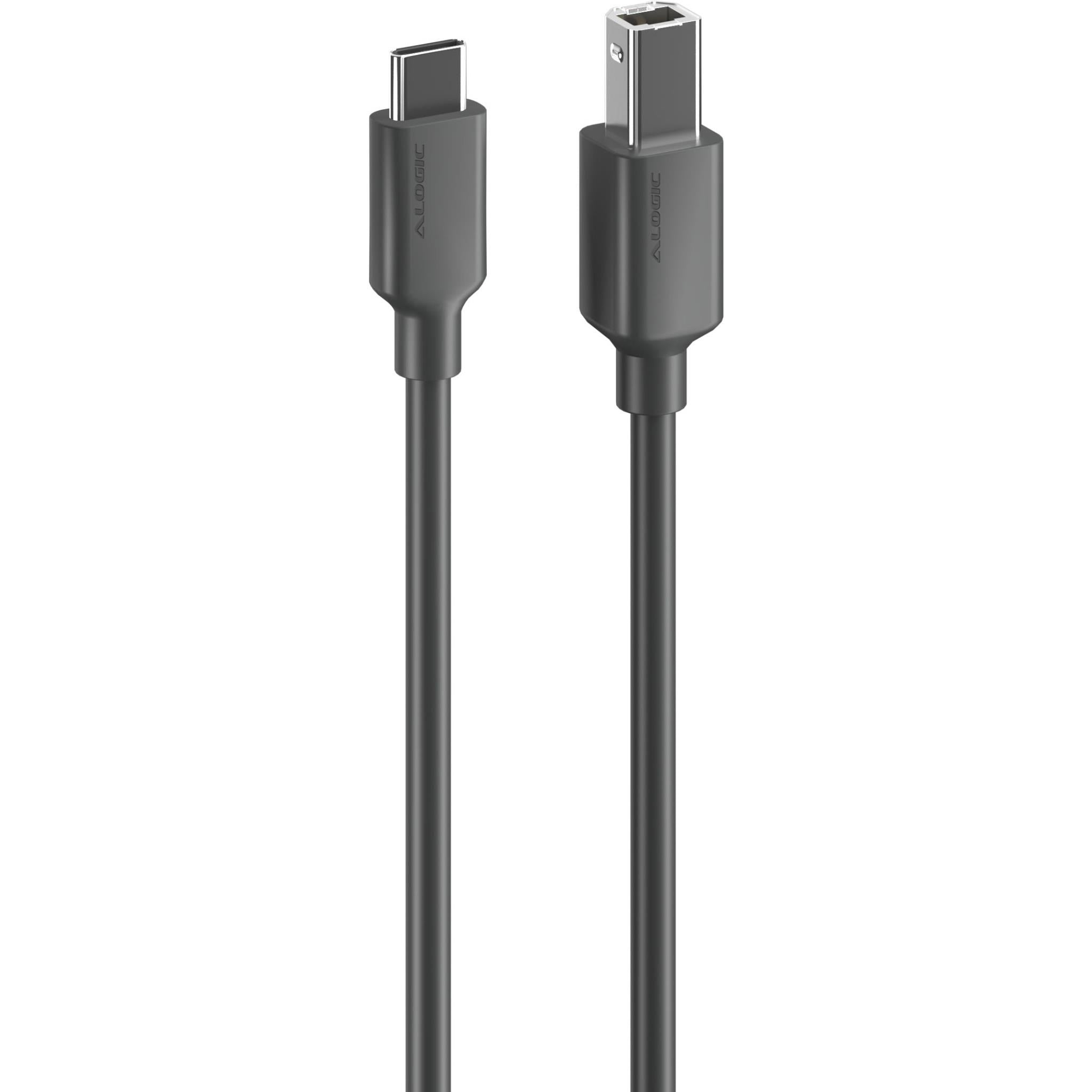 Alogic Elements USB-C Male to USB-B Male Cable (2m)