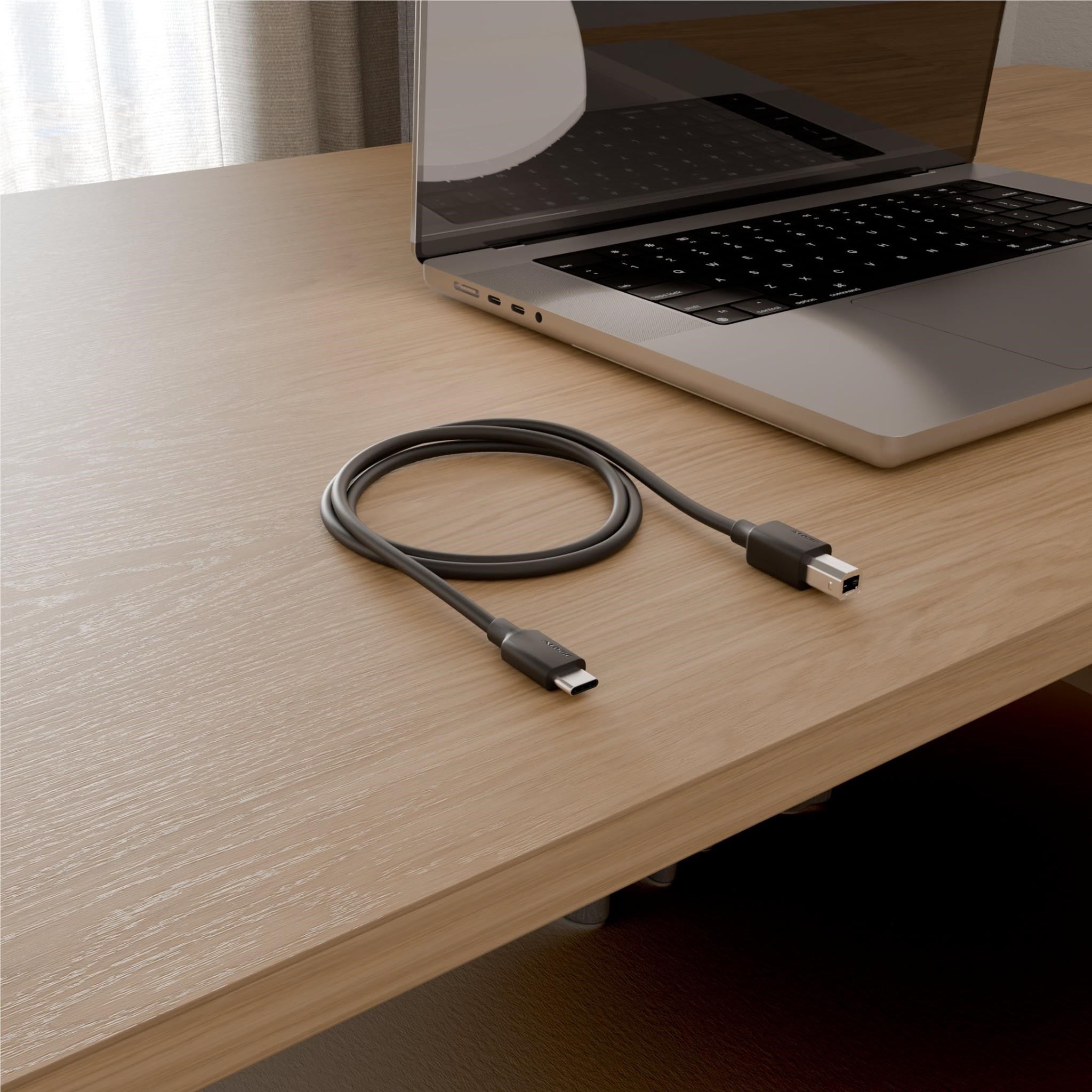 Alogic Elements USB-C Male to USB-B Male Cable (2m)