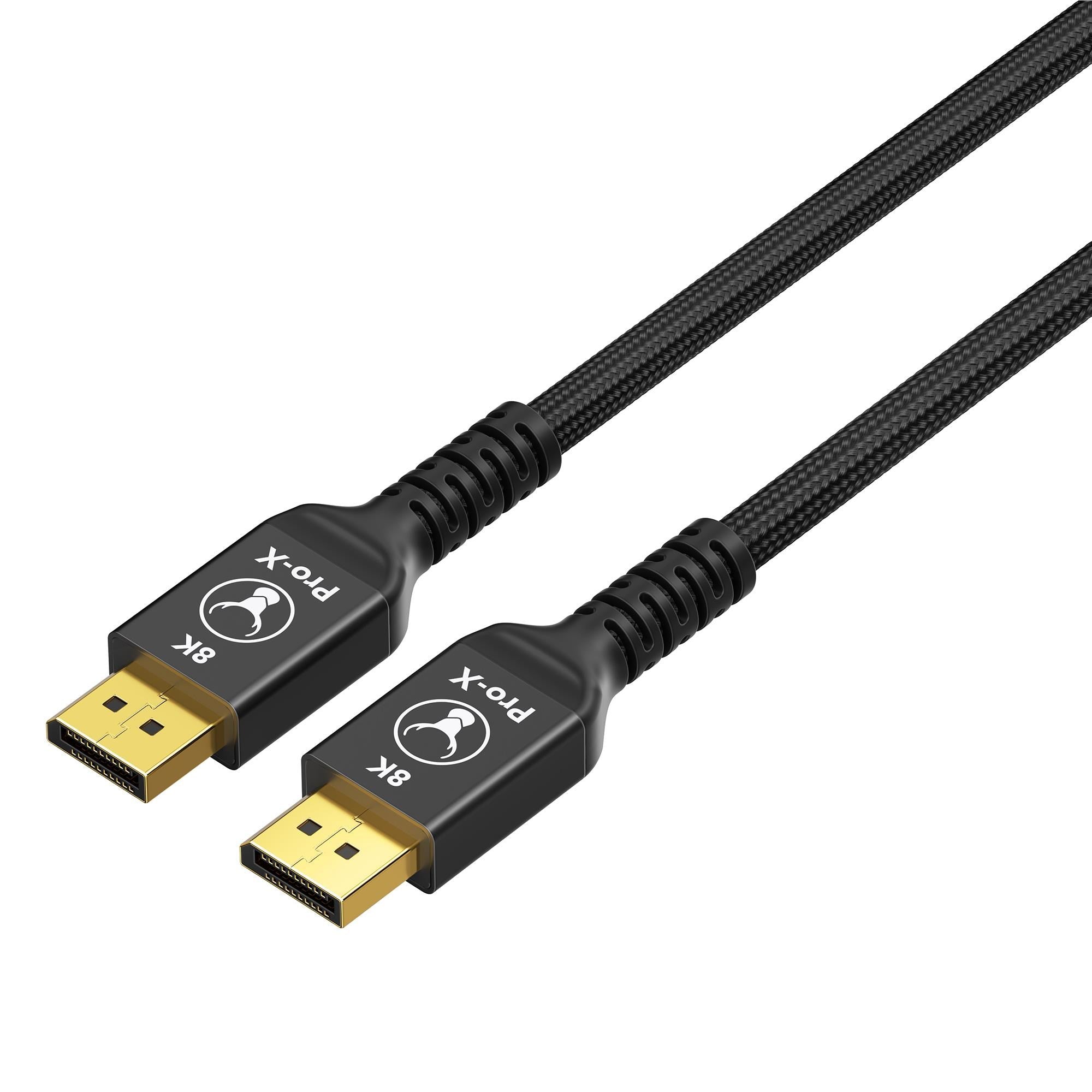Bonelk Pro-X Long-Life DisplayPort to DisplayPort Cable 1.5m (Black)
