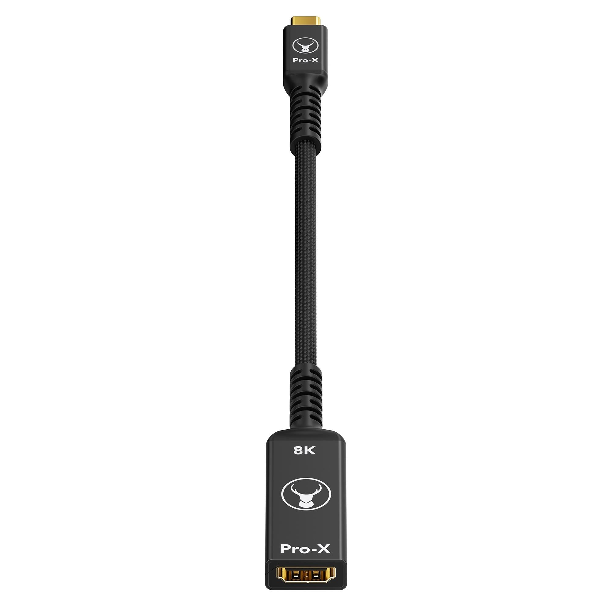 Bonelk Pro-X Long-Life USB-C to HDMI Adapter 0.15m (Black)