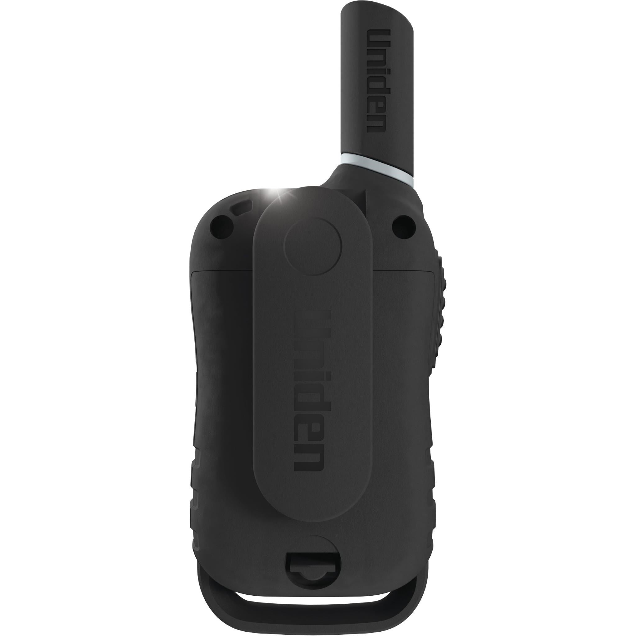 Uniden UH45 Max 0.5W UHF Handheld Radio with Kid-Zone Plus (Grey)