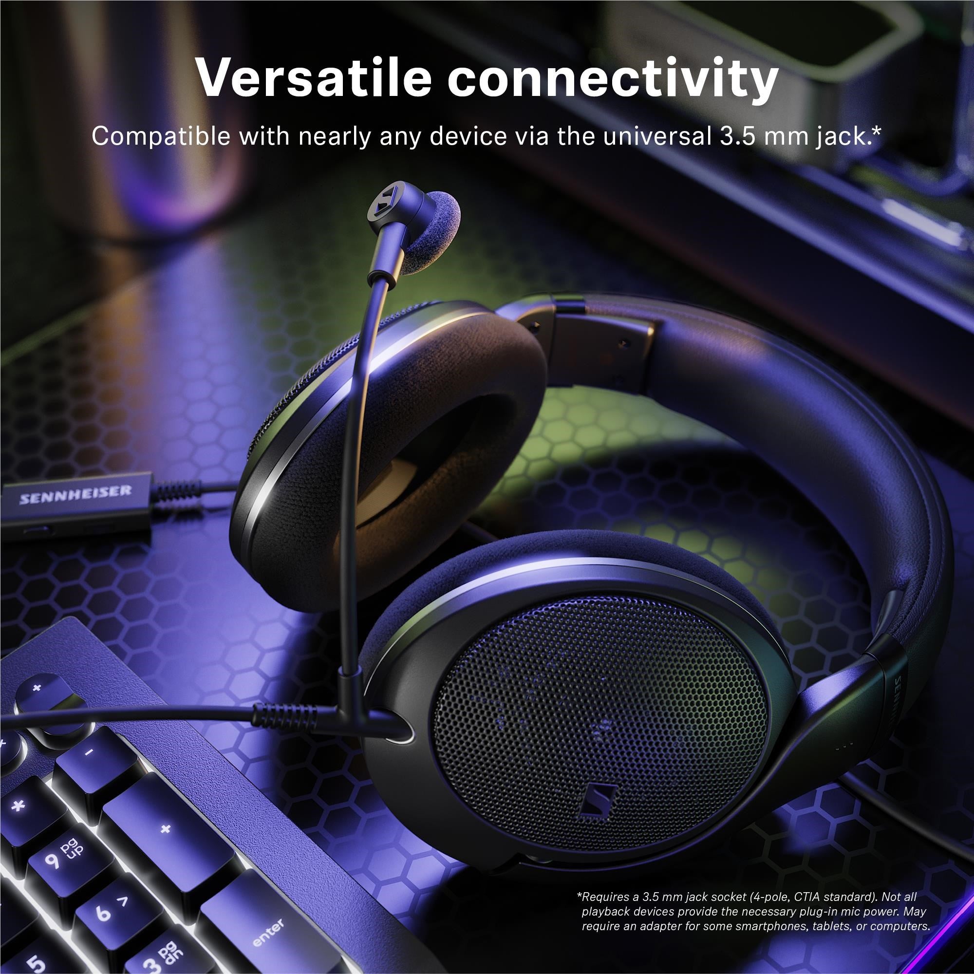 Sennheiser HD500 BAM Boom Arm Microphone for HD 500 Series/HD 620S Headphones