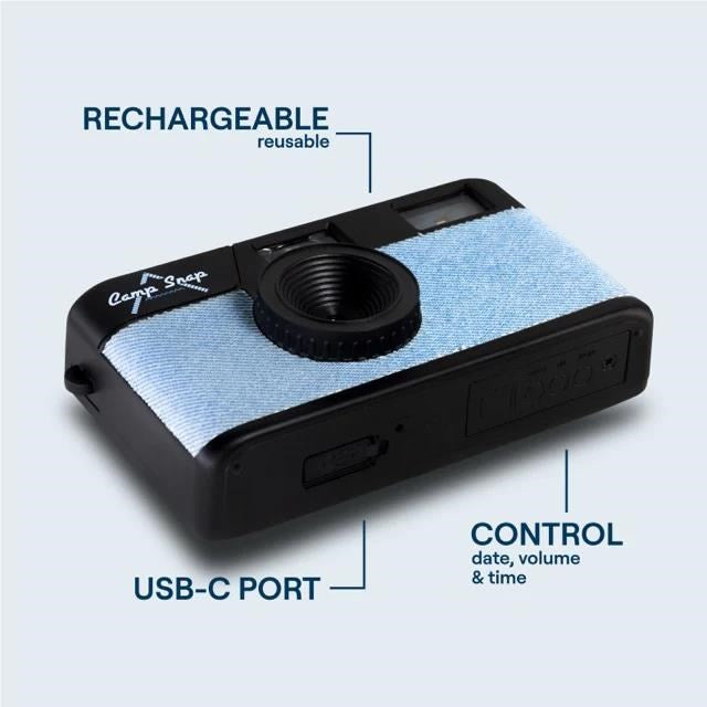 Camp Snap Digital Compact Camera (Denim)
