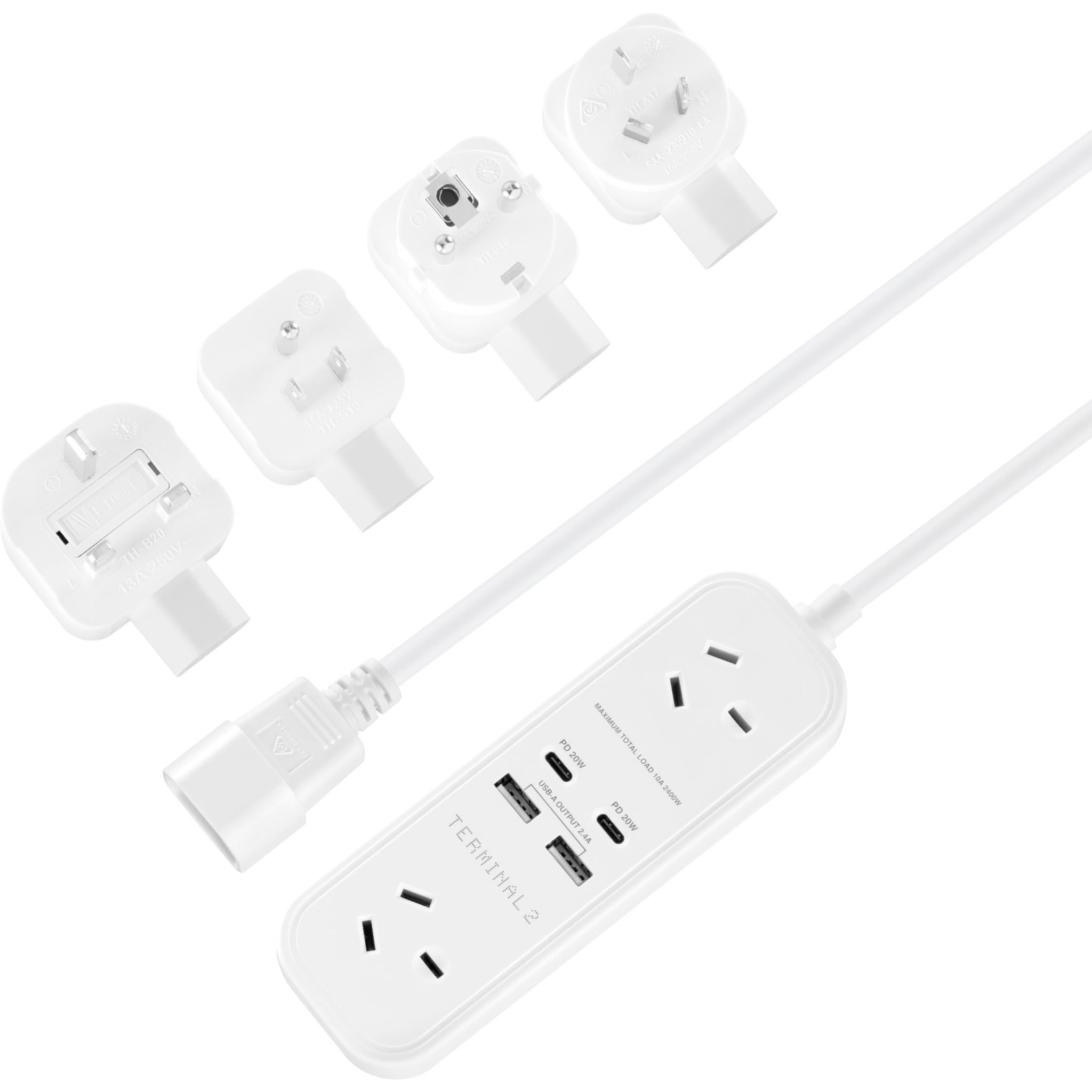 Terminal 2 Universal Portable Power Kit 4 USB PD 20W 1.5m