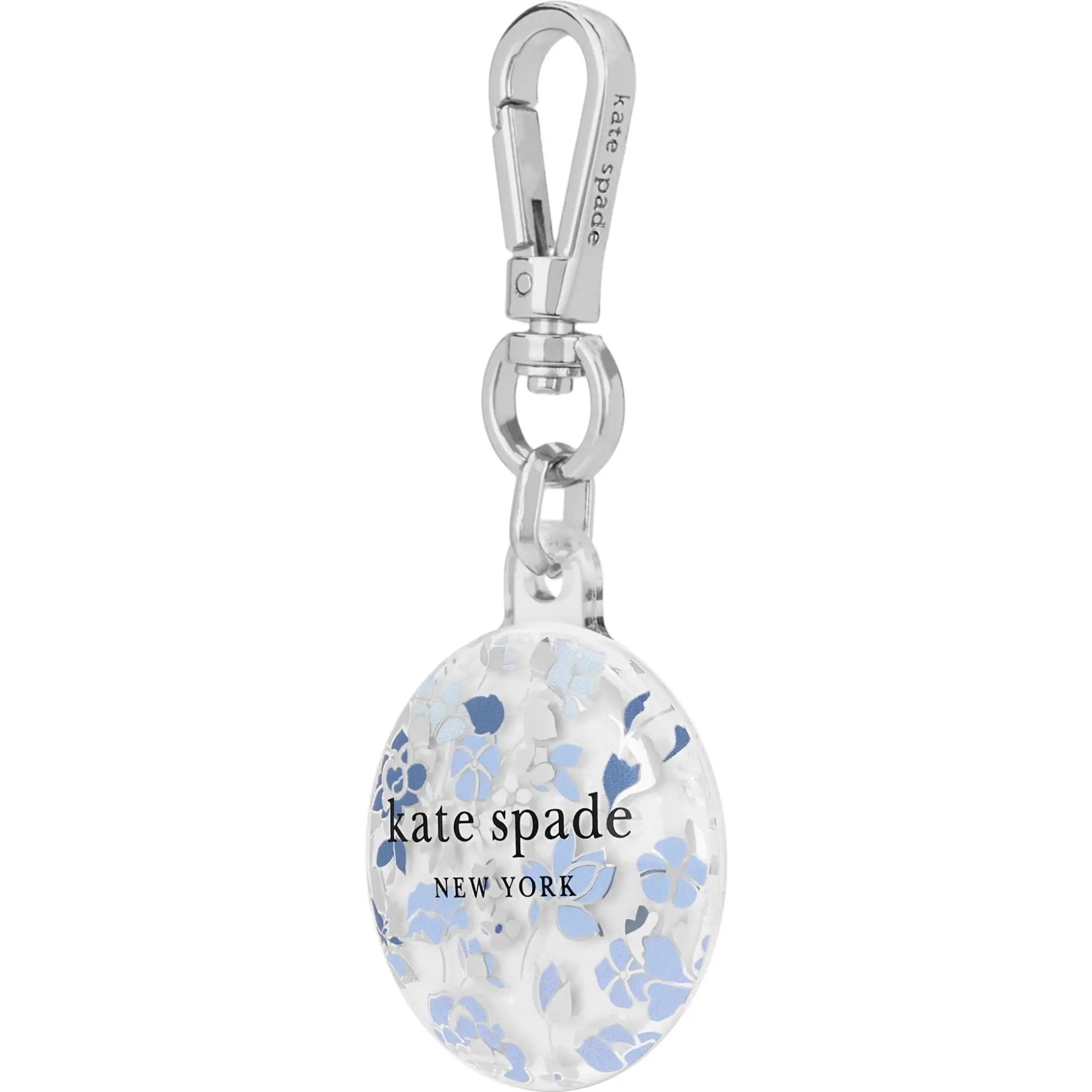 Kate Spade AirTag Keychain (Flowerbed Blue)