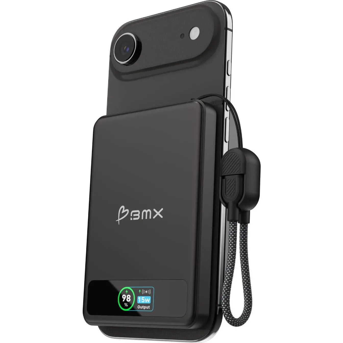BMX SolidSafe 5K Semi-Solid-State Magnetic Power Bank (Black)