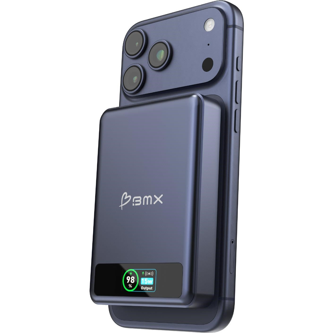 BMX SolidSafe 10K Semi-Solid-State Magnetic Power Bank (Blue)
