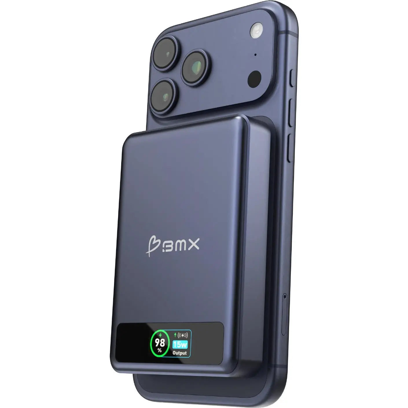 BMX SolidSafe 10K Semi-Solid-State Magnetic Power Bank (Blue)