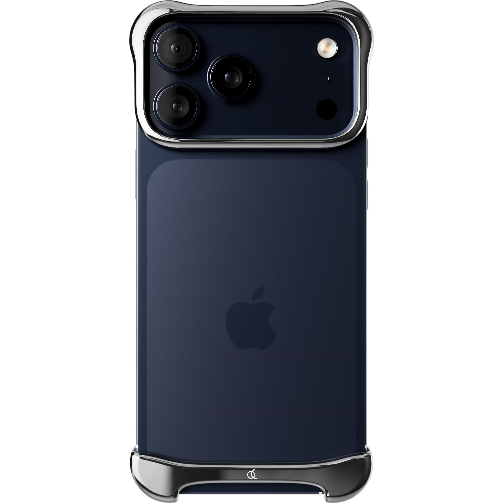 Arc Pulse iPhone 17 Pro Max Aluminium Protector (Polished Silver)