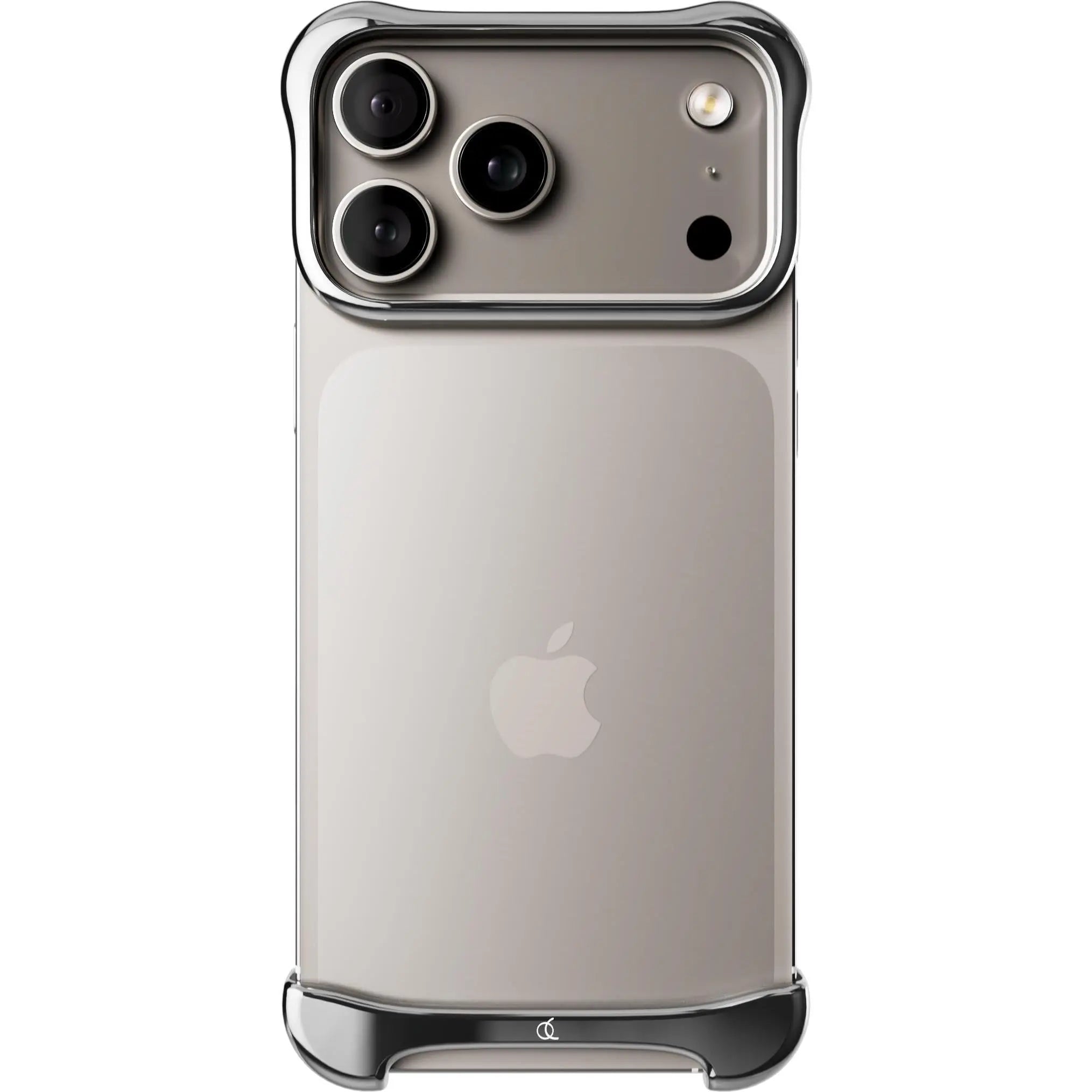 Arc Pulse iPhone 17 Pro Max Aluminium Protector (Polished Silver)