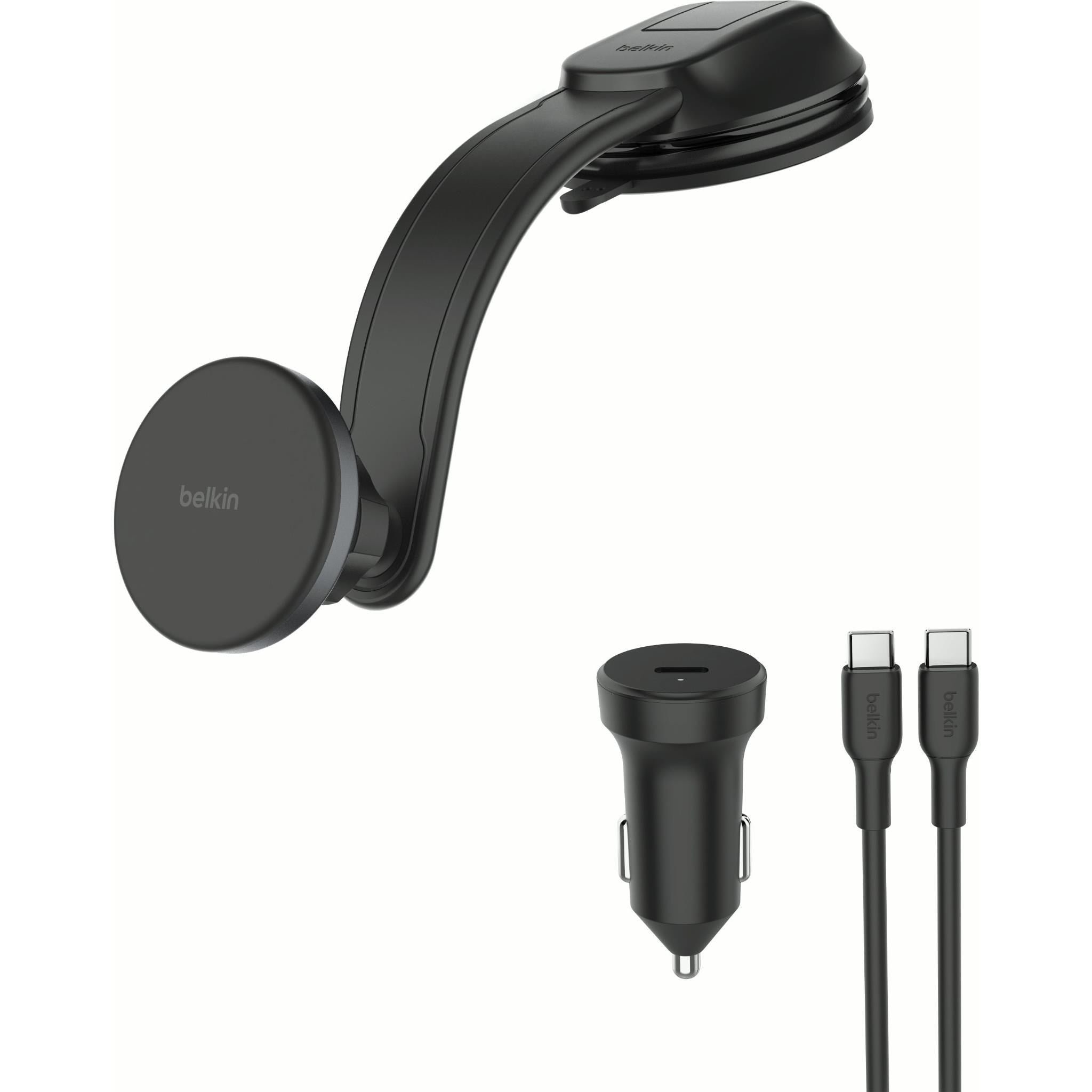 Belkin Qi2 15W Wireless In-Car Dash Mount Charger