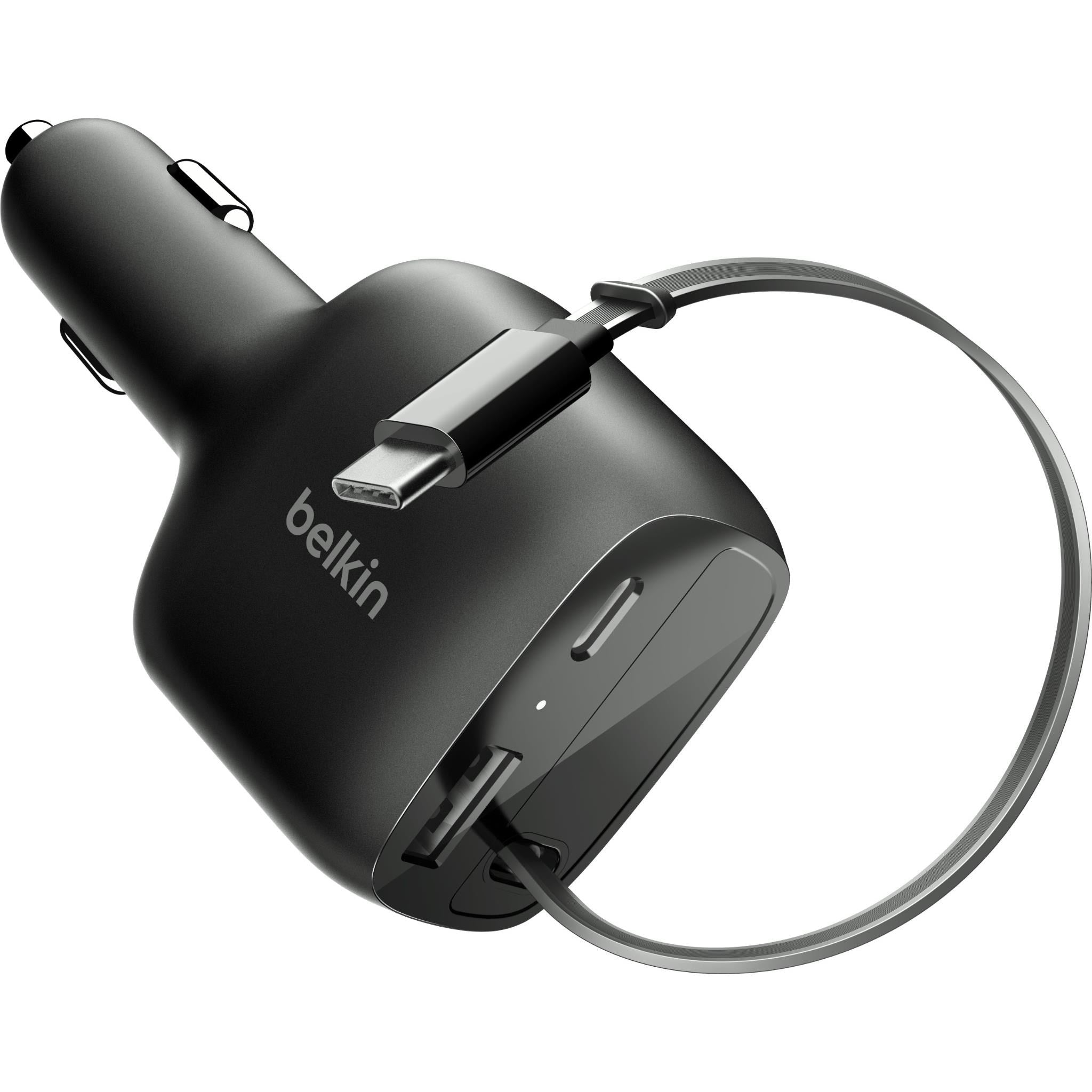 Belkin BoostCharge Retractable Car Charger 75W