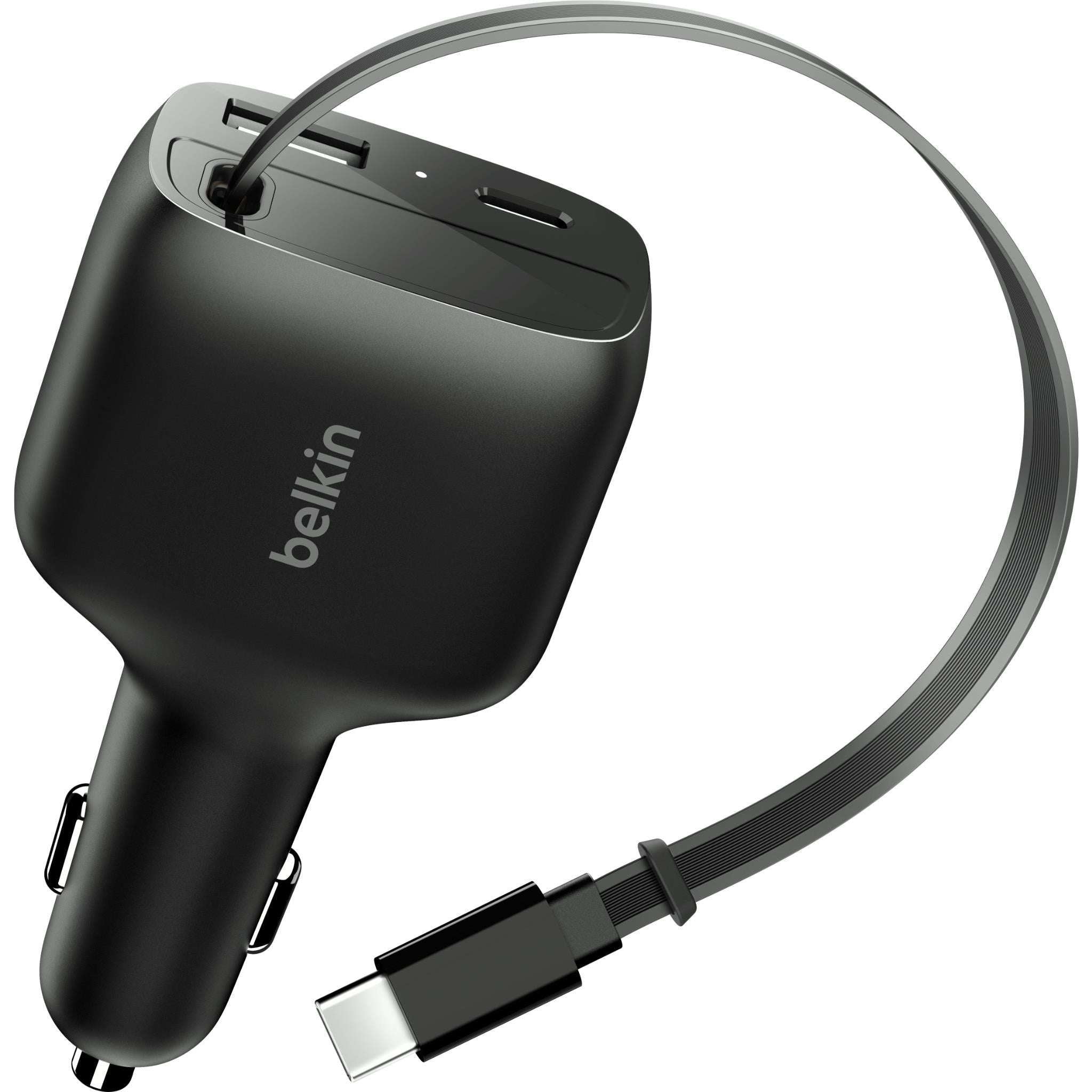 Belkin BoostCharge Retractable Car Charger 75W