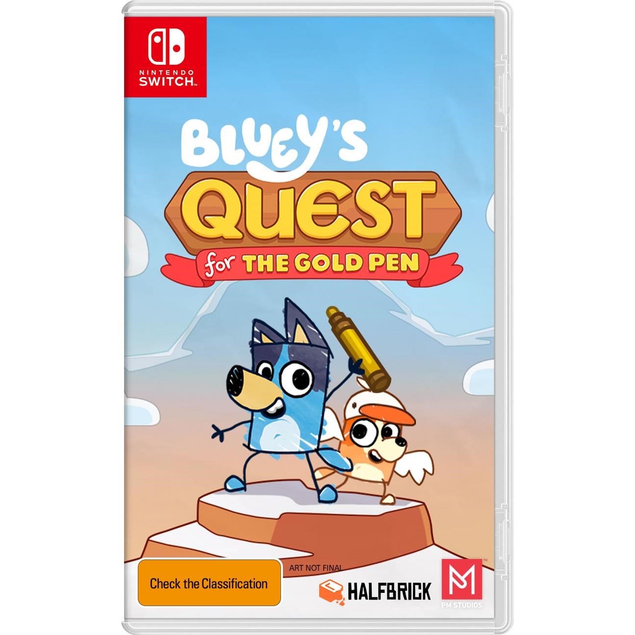Bluey's Quest for the Gold Pen