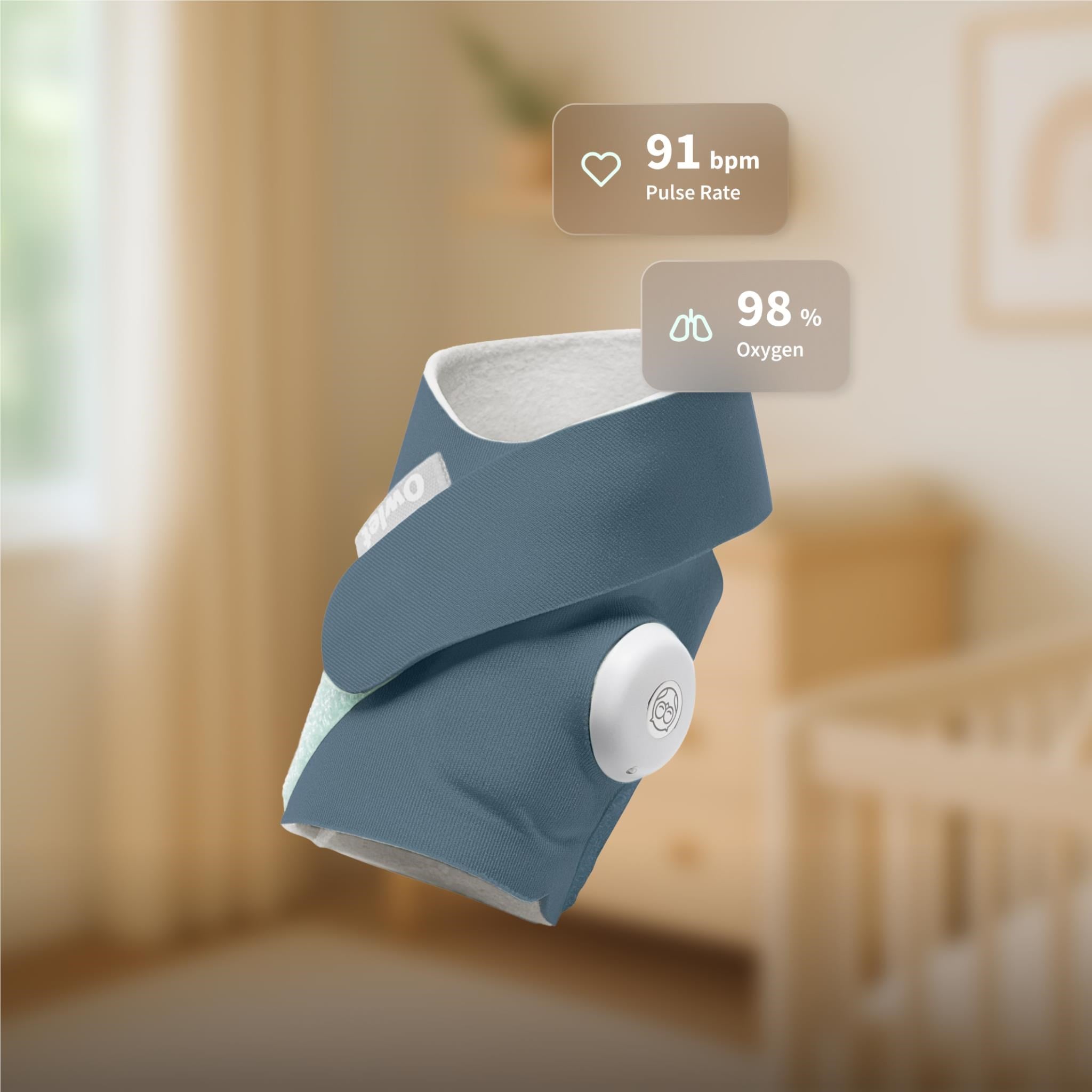 Owlet Dream Sock Baby Monitor (Bedtime Blue)