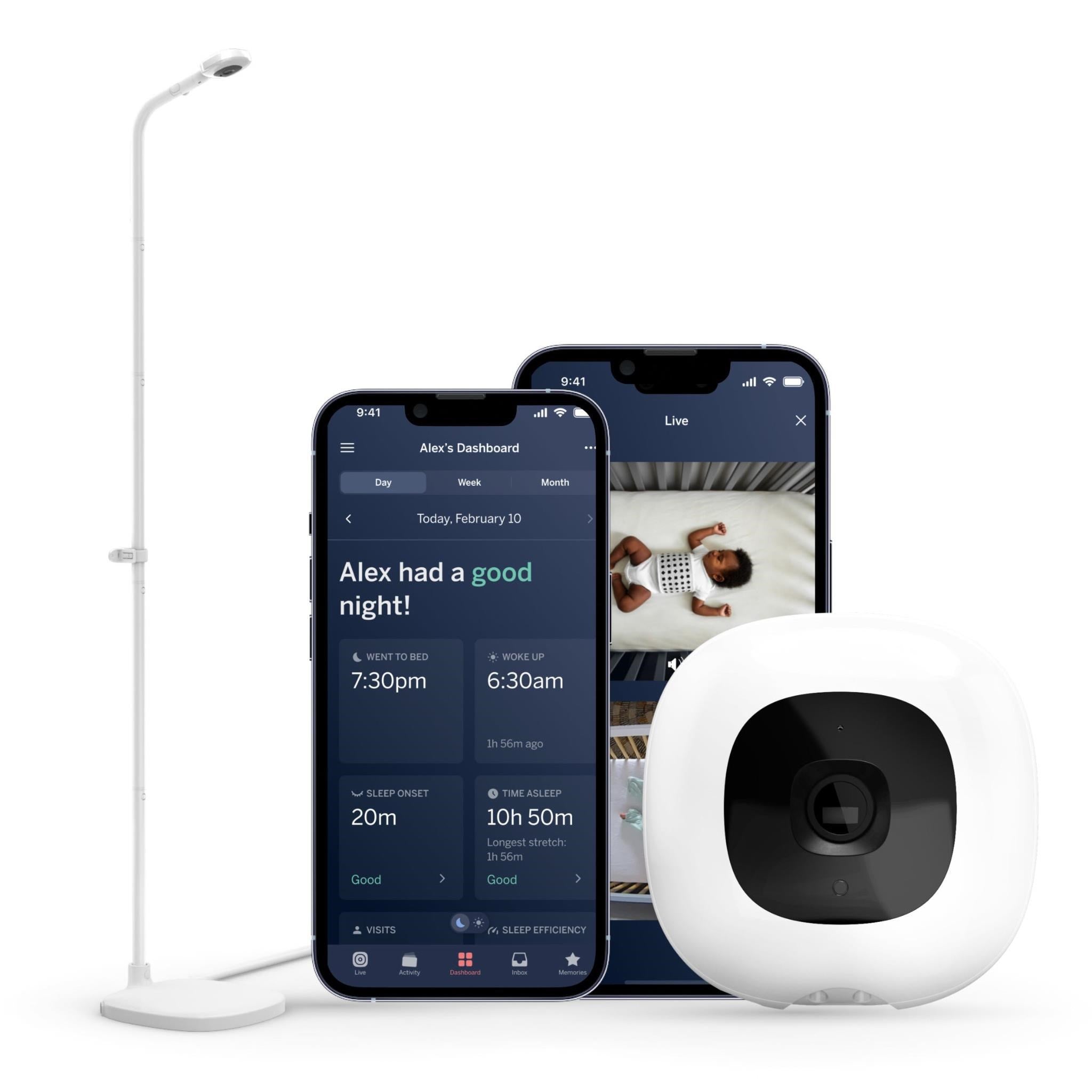 Nanit Pro Baby Monitor with Floor Stand