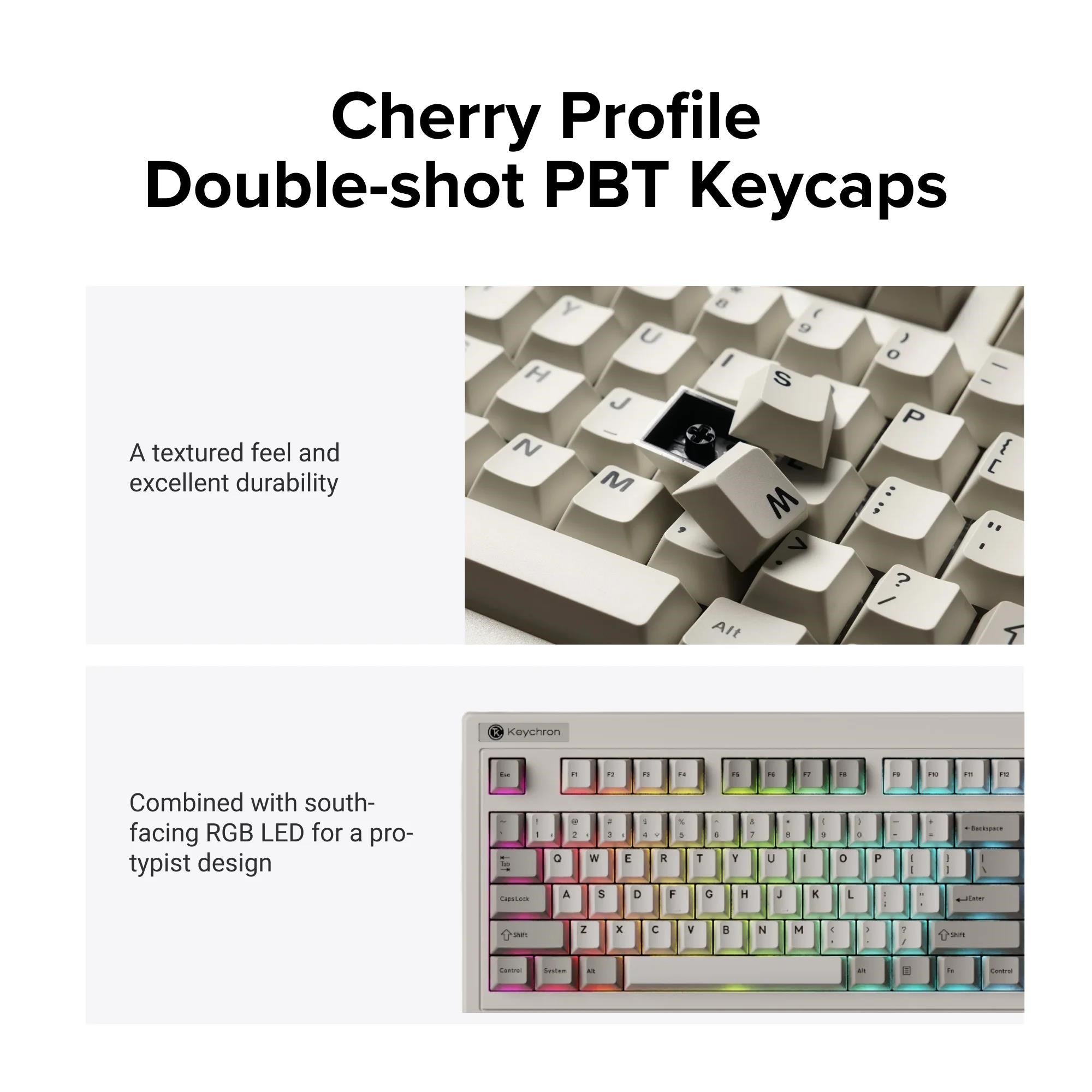 Keychron R6 Full Size Retro Hot-Swap Wireless Mechanical Keyboard (Brown Switch)