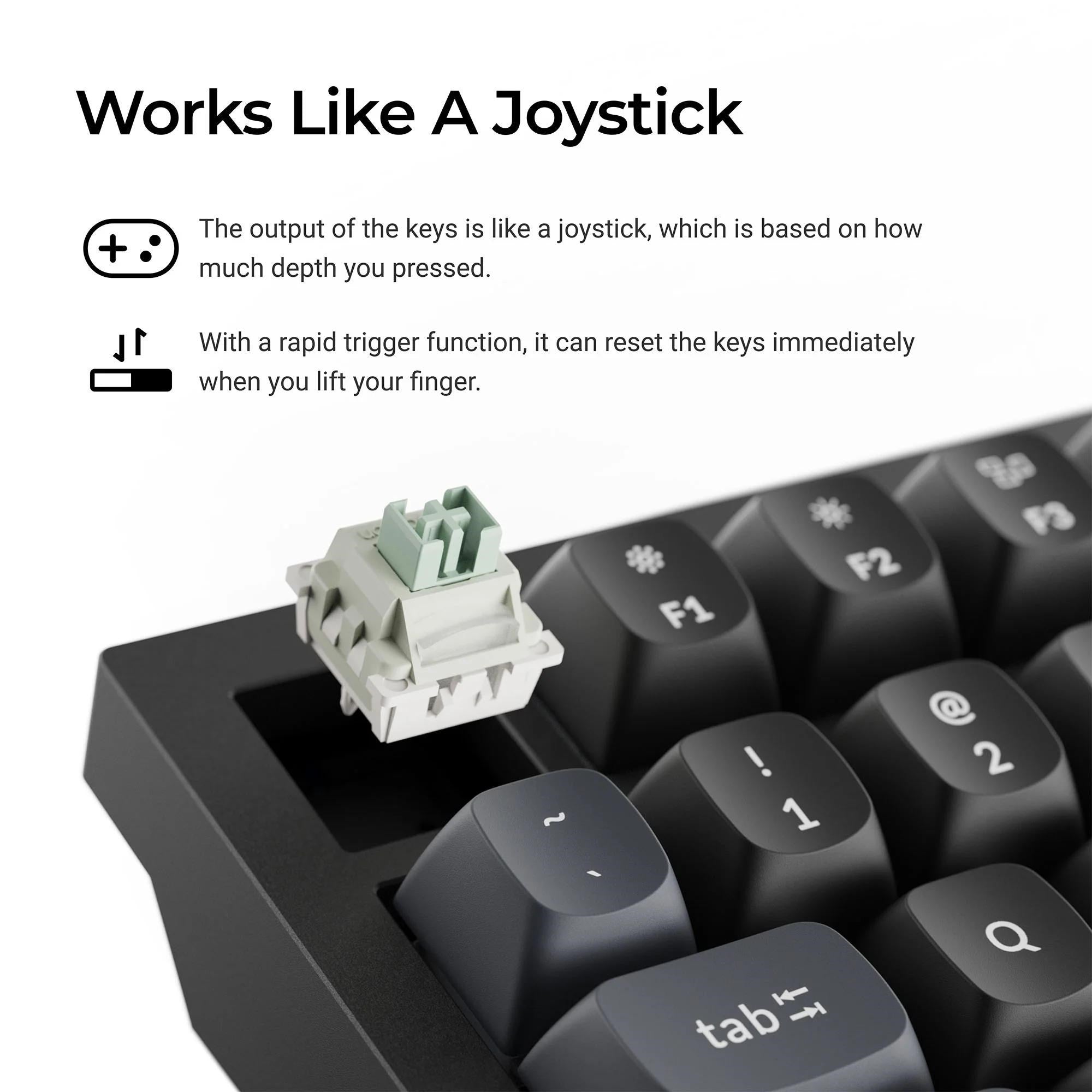 Keychron Q6 HE 8K TMR Aluminium Wired Magnetic Gaming Keyboard (Black)
