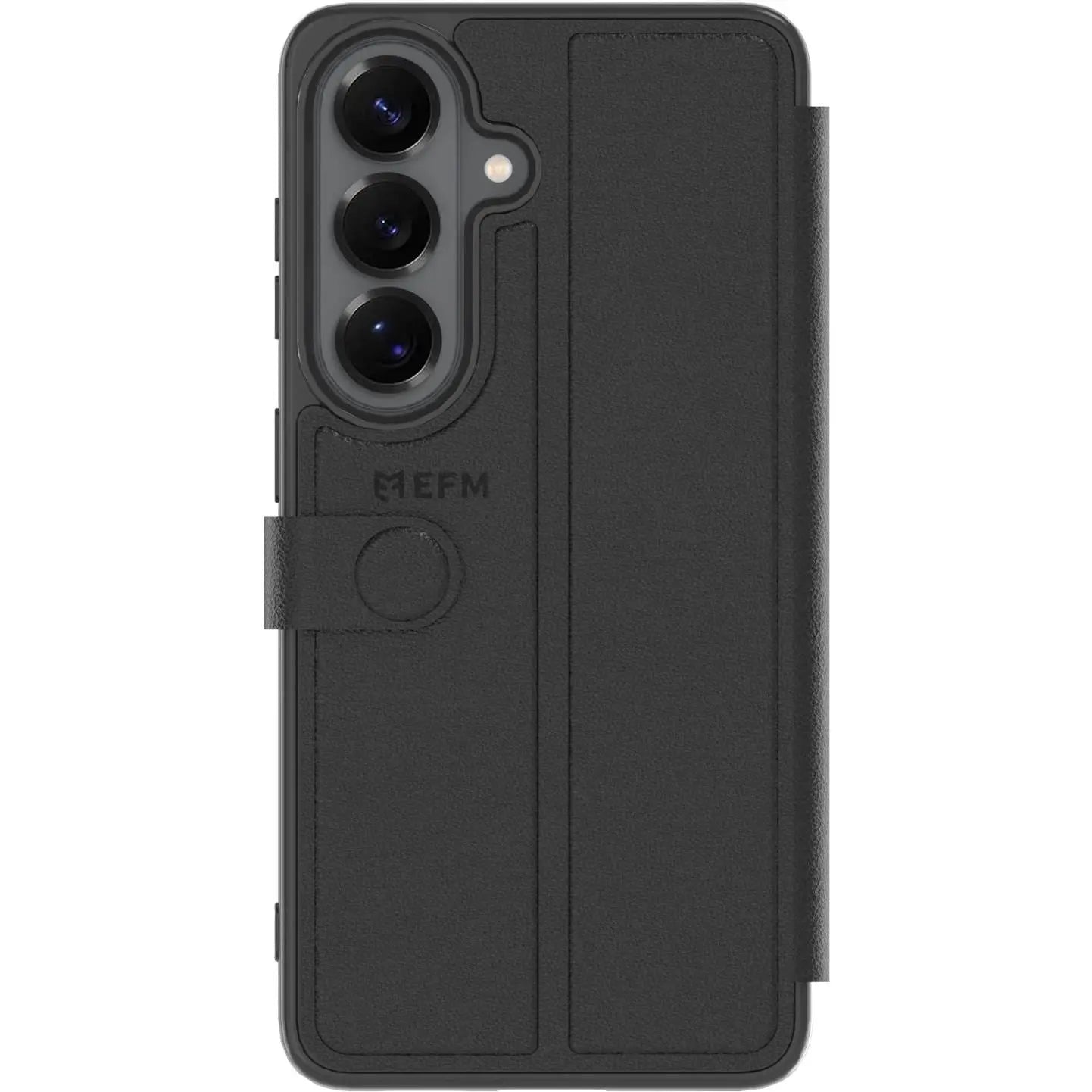 EFM Venice Wallet Case for Galaxy S26 (Black)