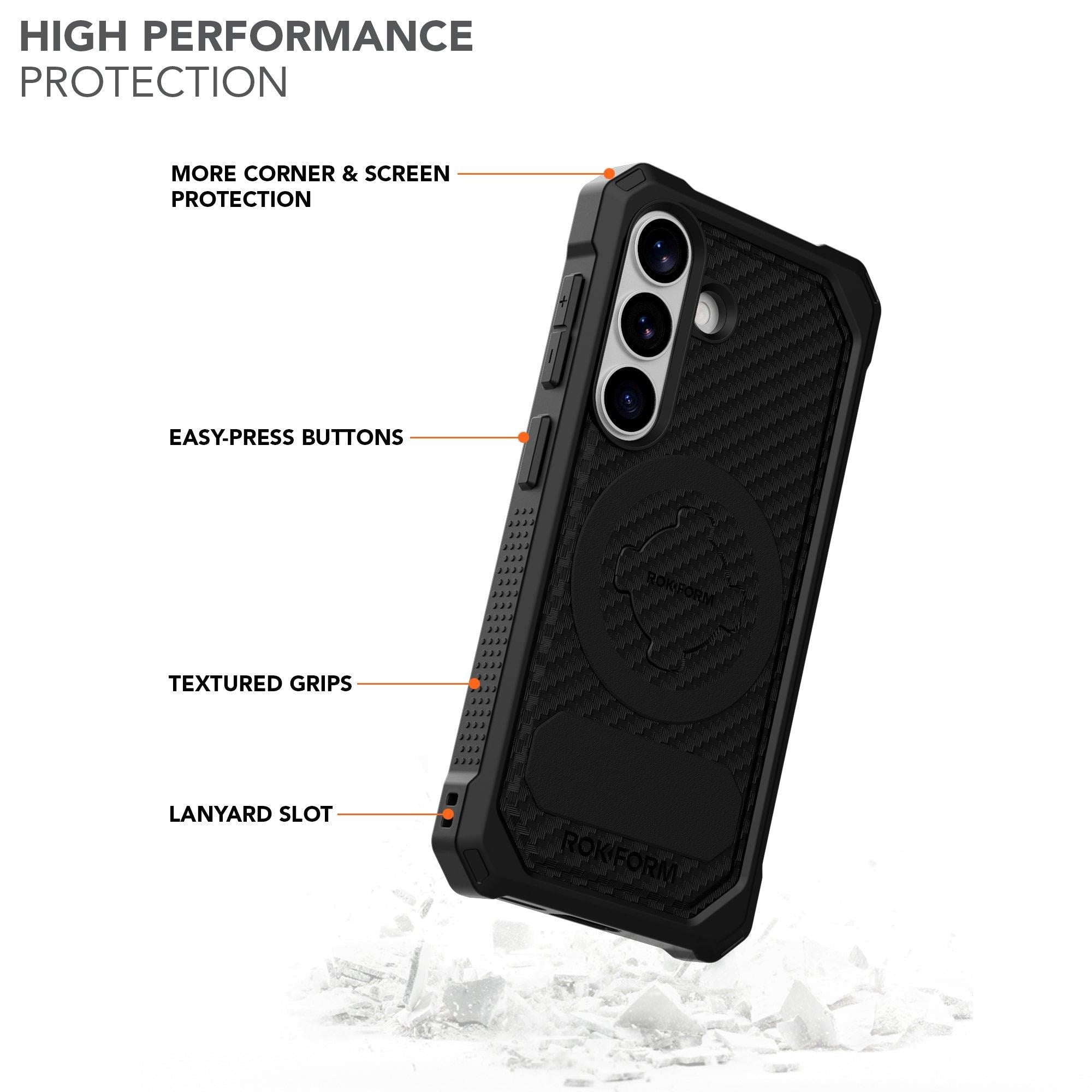 Rokform Rugged Case for Galaxy S26 (Black)