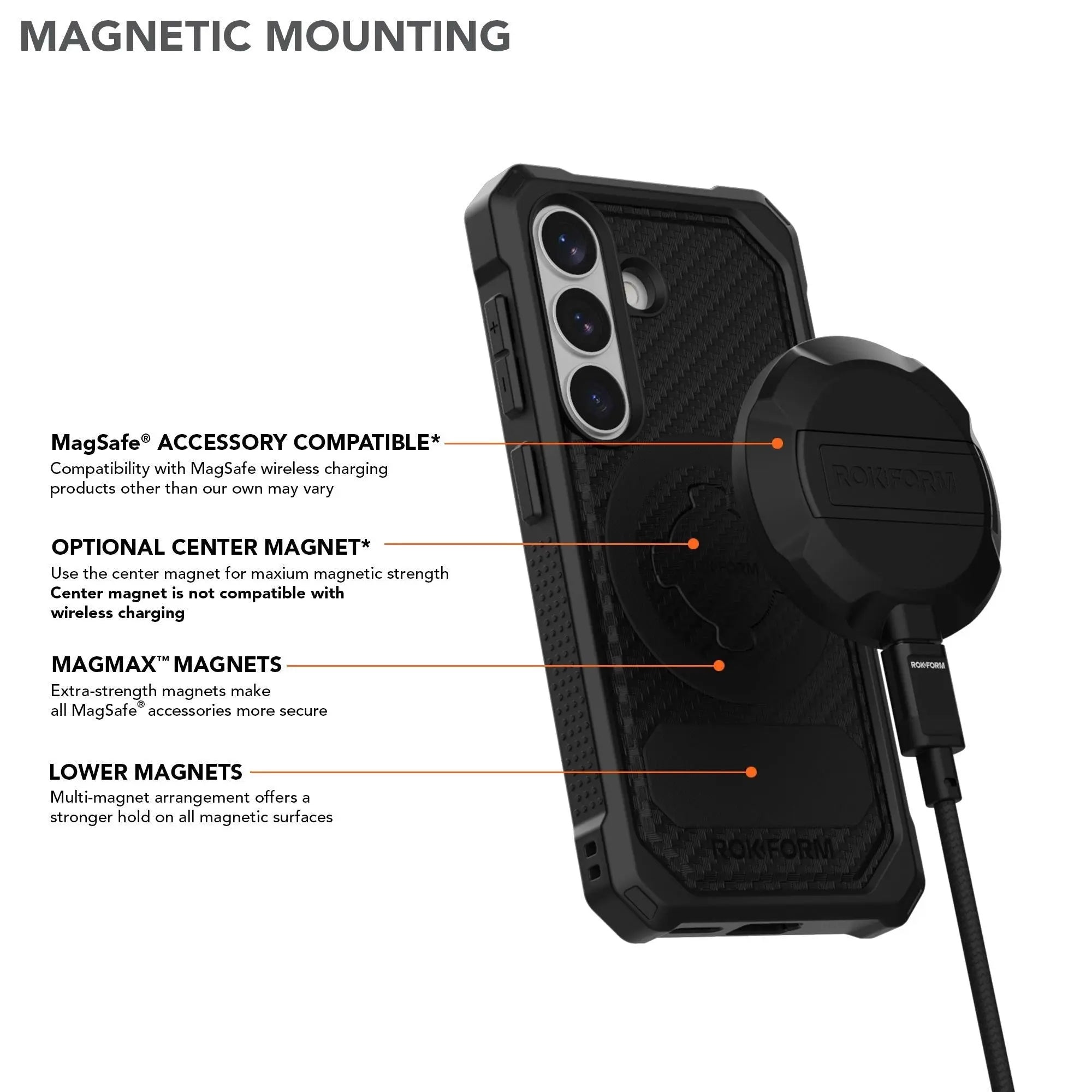 Rokform Rugged Case for Galaxy S26 (Black)