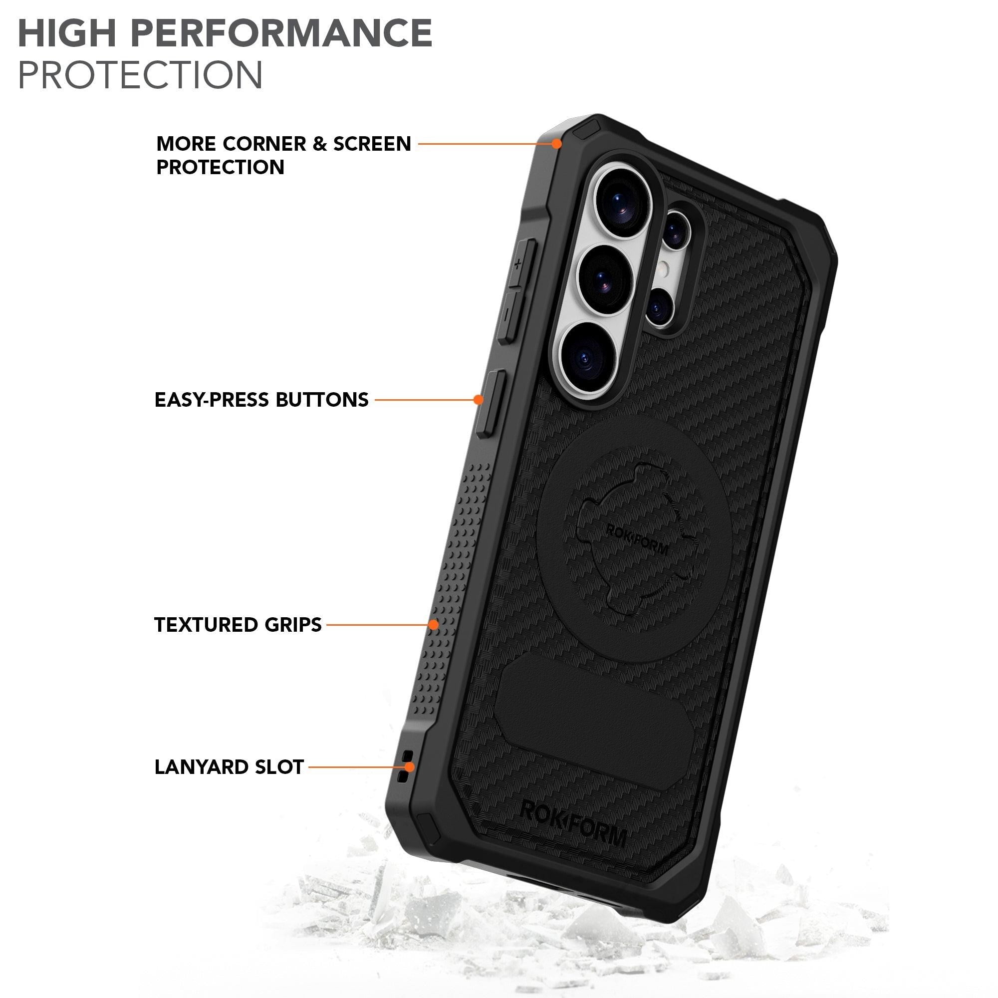 Rokform Rugged Case for Galaxy S26 Ultra (Black)