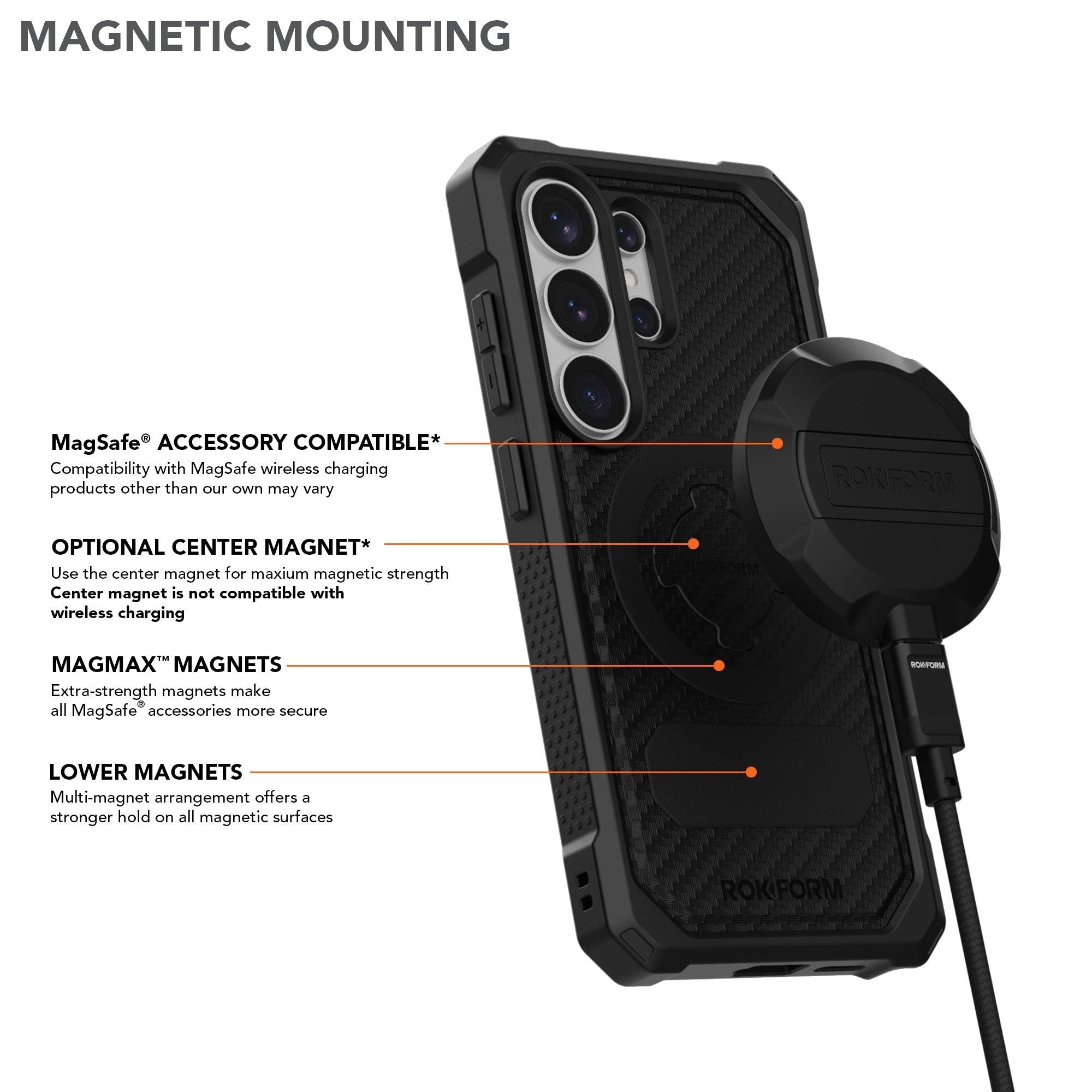 Rokform Rugged Case for Galaxy S26 Ultra (Black)