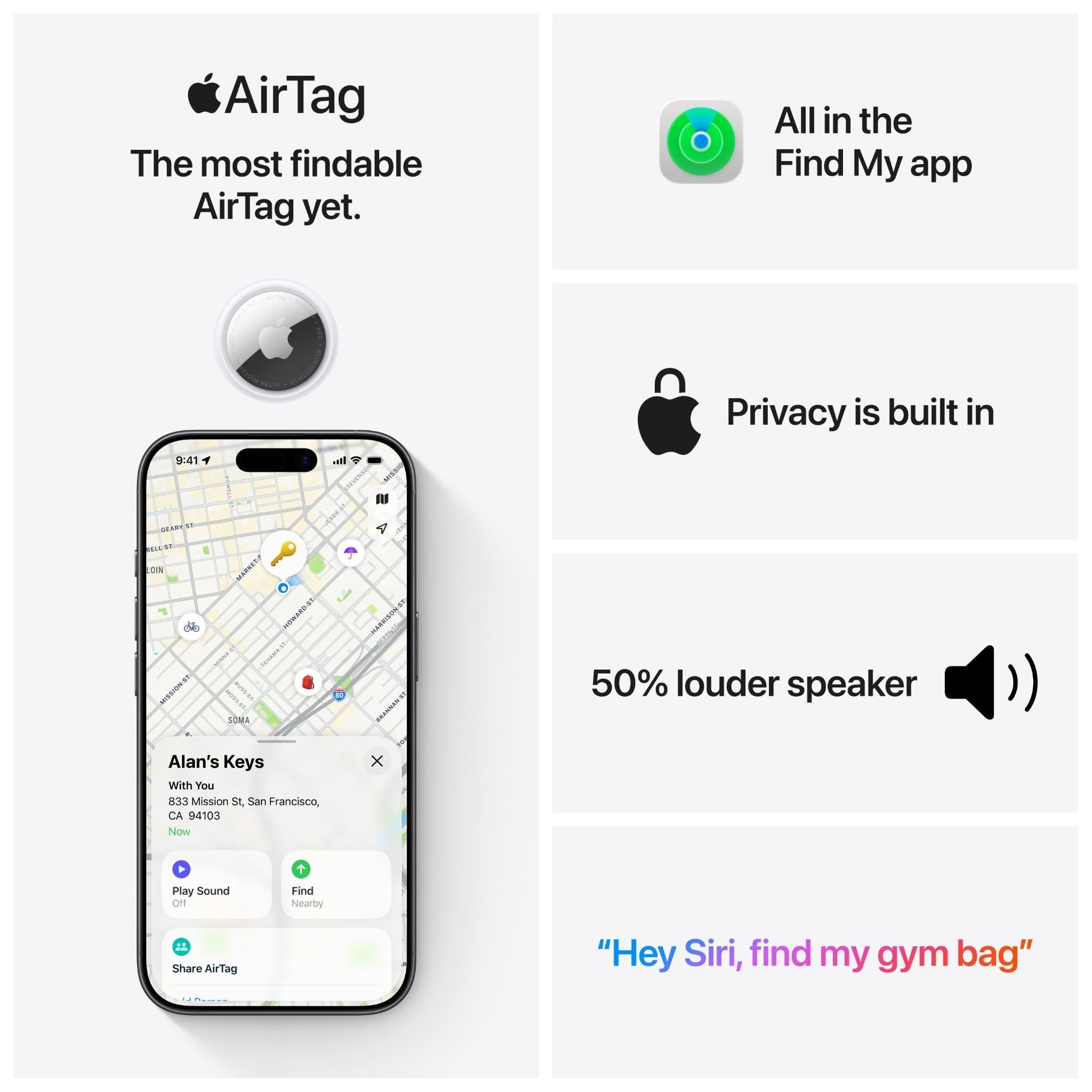 Apple AirTag 2nd Gen (1 Pack)