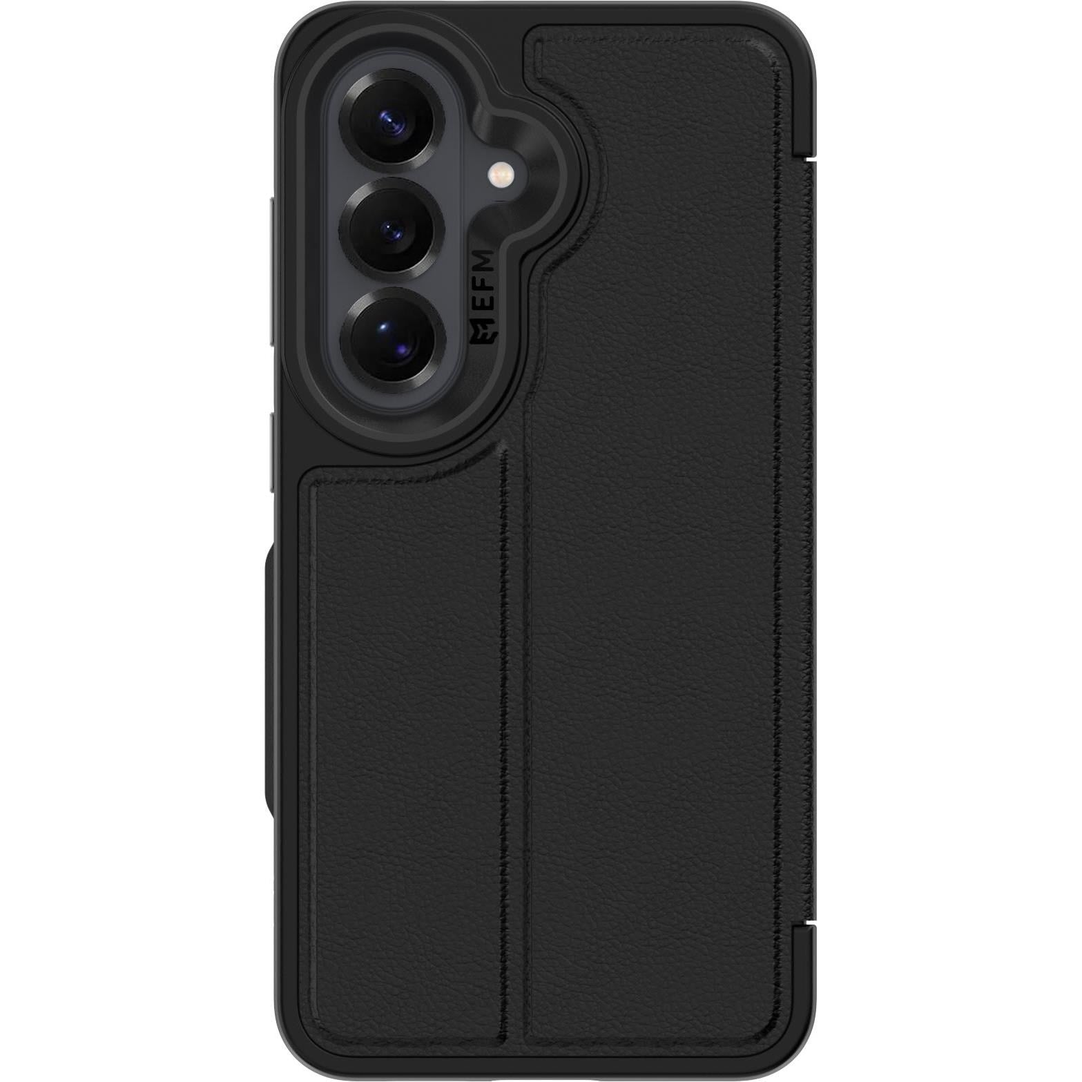 EFM Monaco Wallet Case with D3O Zero for Galaxy S26 (Black)