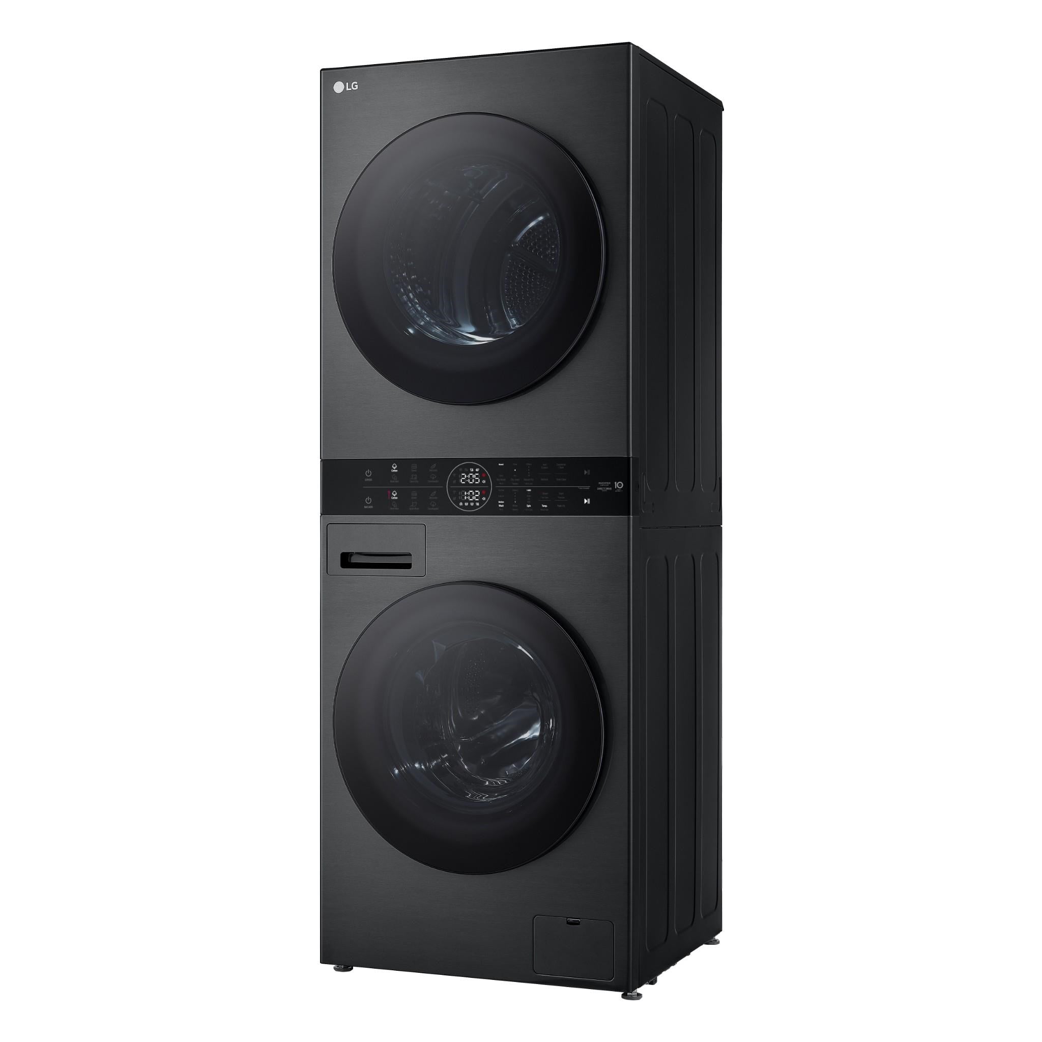 LG WWT-1210BX WashTower™ 12/10kg Compact All-In-One Stacked Washer Dryer (Black)