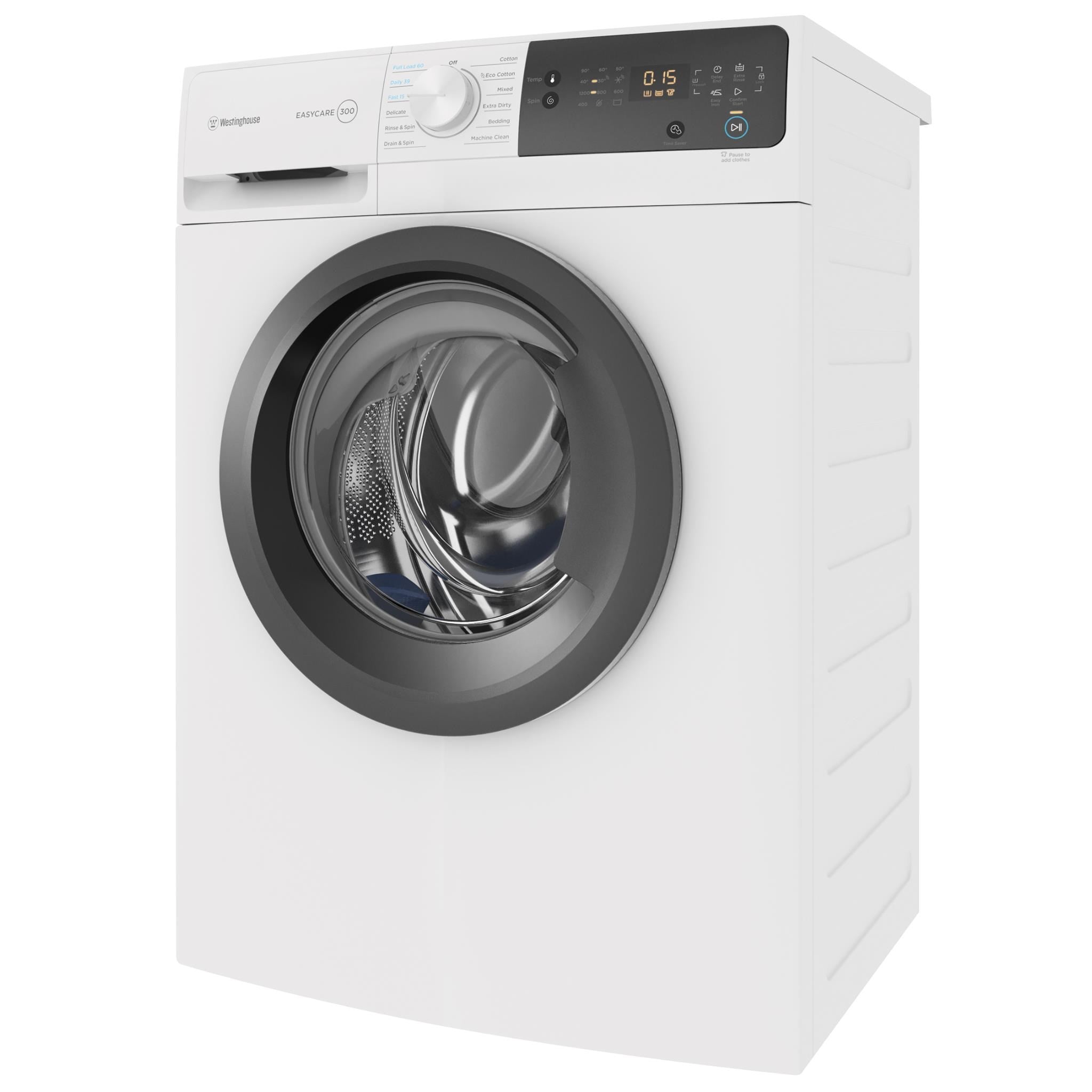Westinghouse WWF7524N3WAS EasyCare 300 Series 7.5kg Front Load Washer