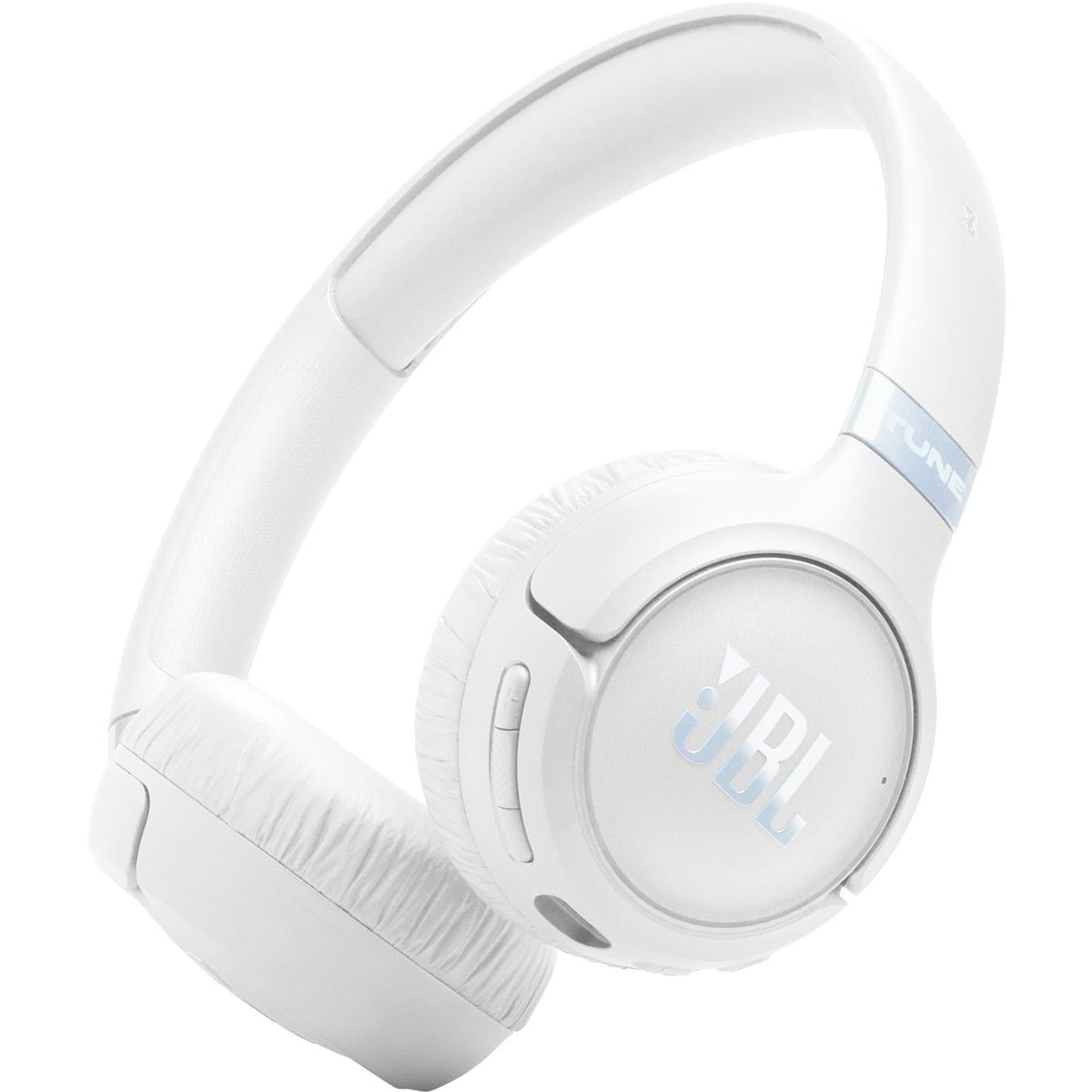 JBL Tune 680NC Wireless On-Ear Noise Cancelling Headphones (White)