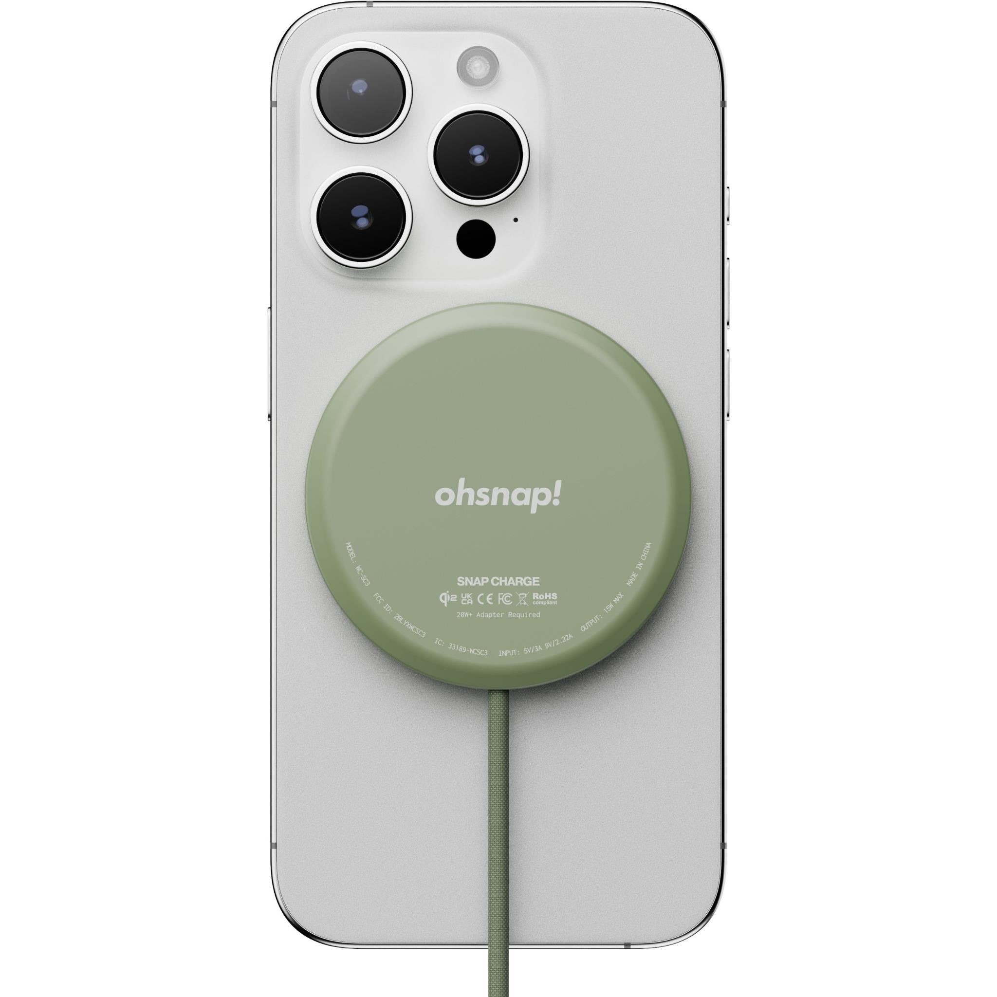 OhSnap! Charge Qi2 Wireless Charger (Gator Fade)