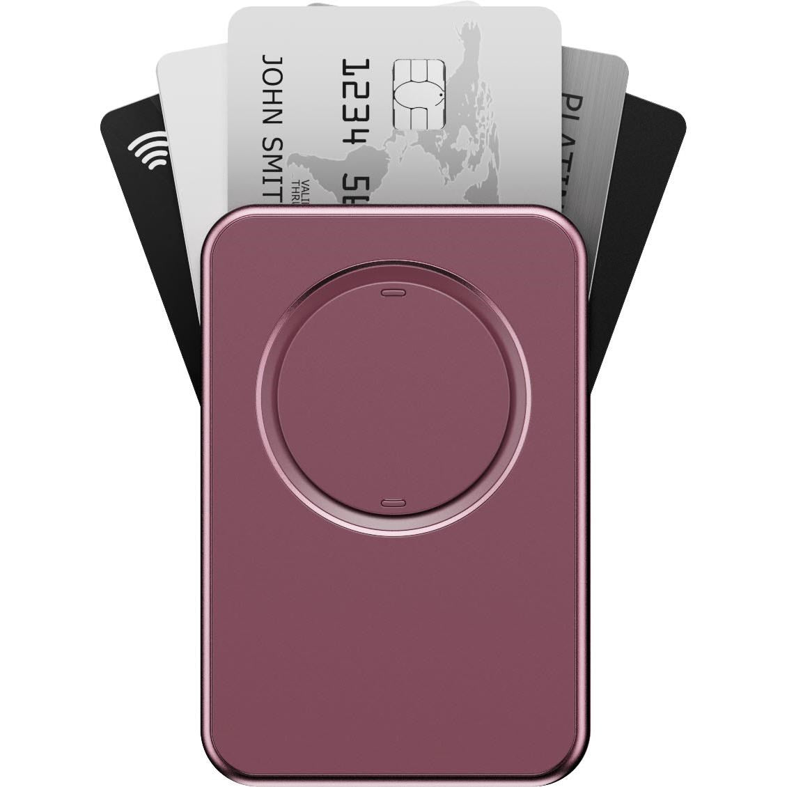 OhSnap! Grip MagSafe Wallet (Wine Noir)