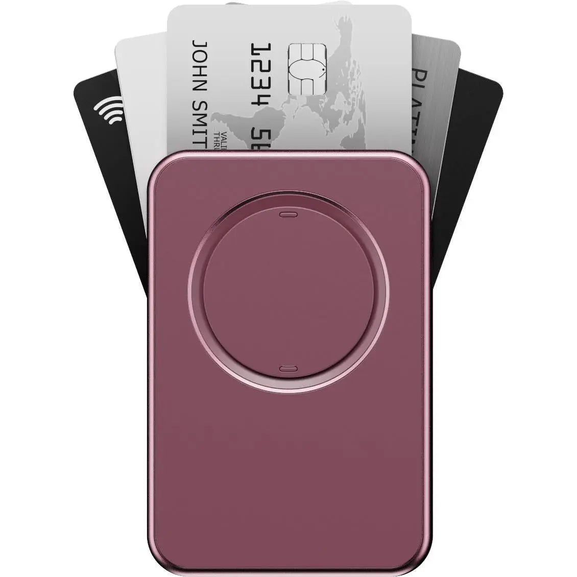 OhSnap! Grip MagSafe Wallet (Wine Noir)