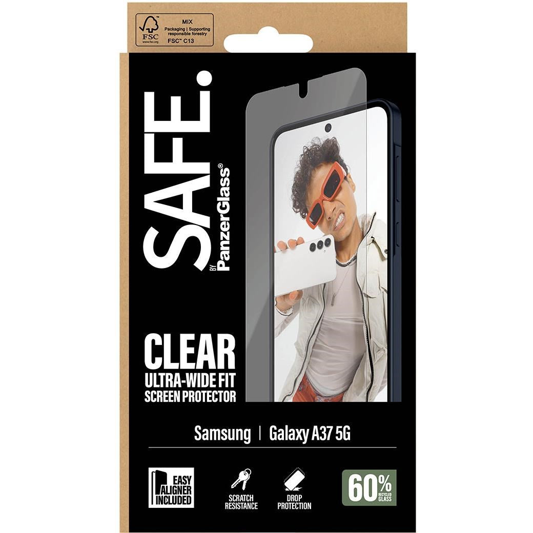 SAFE by PanzerGlass Ultra Wide Fit Screen Protector for Galaxy A37