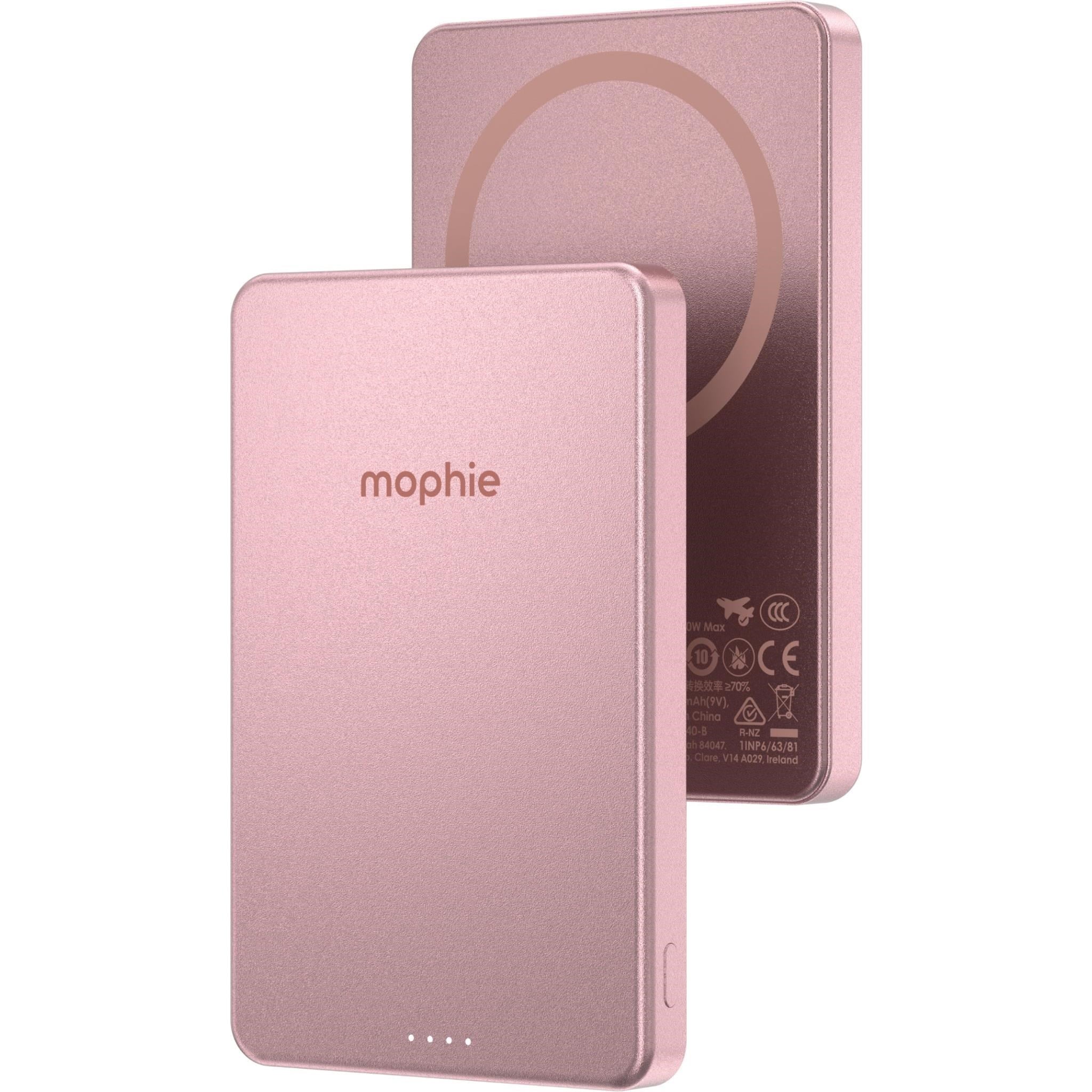 mophie Snap+ Powerstation Mini 5K Magnetic Power Bank (Rose Gold)