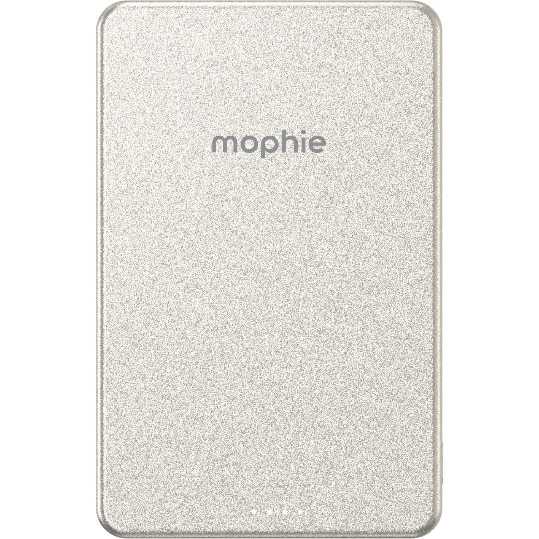 mophie Snap+ Powerstation Mini 5K Magnetic Power Bank (White Titanium)
