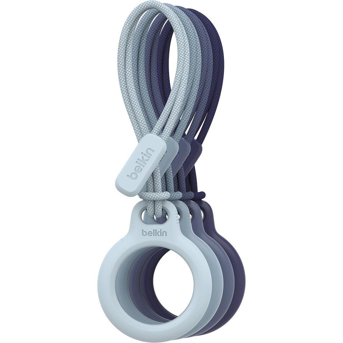 Belkin Secure Holder with Strap for AirTag 4 Pack (Blue)