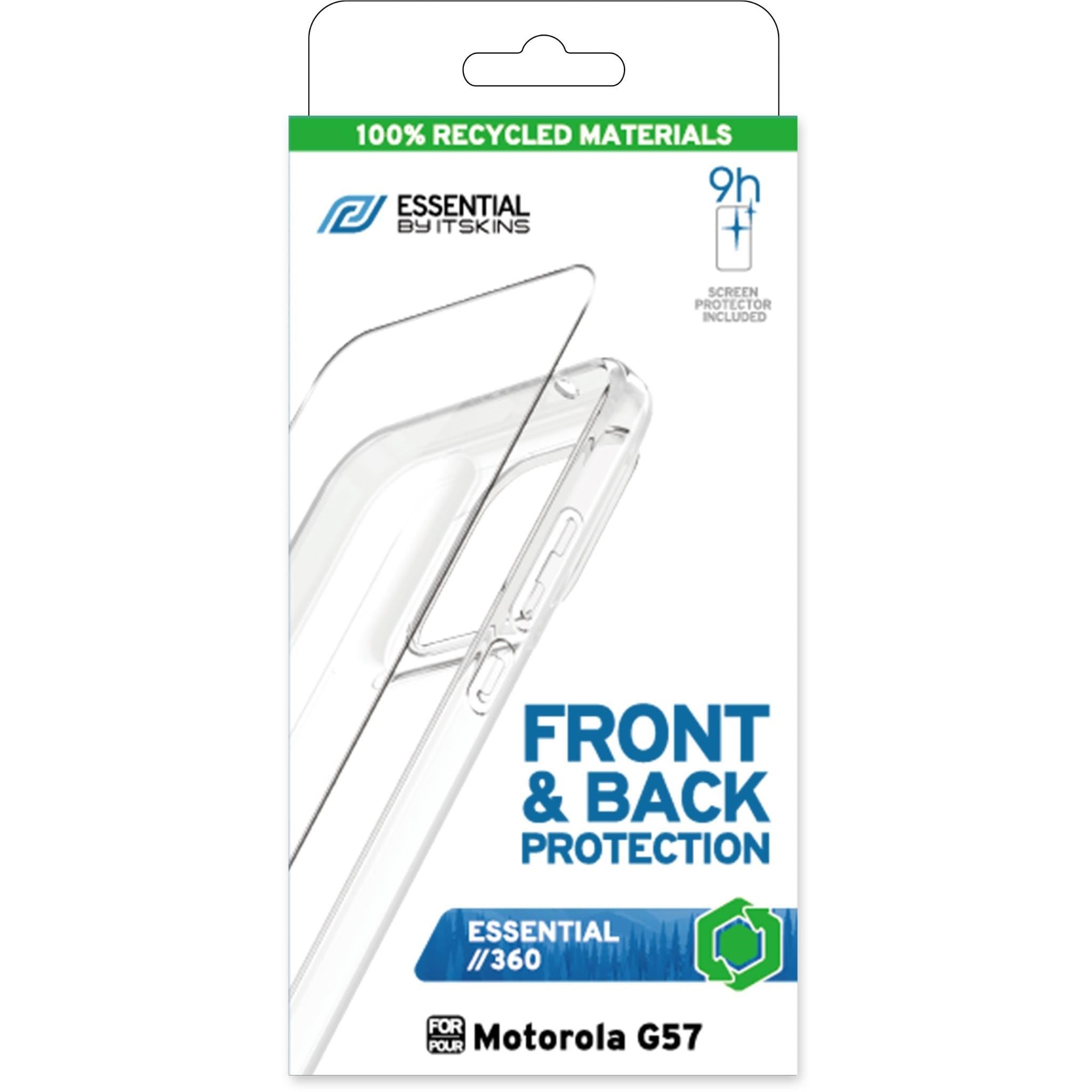 ITSKINS Essentials 360 Case with Screen Protector for moto g57