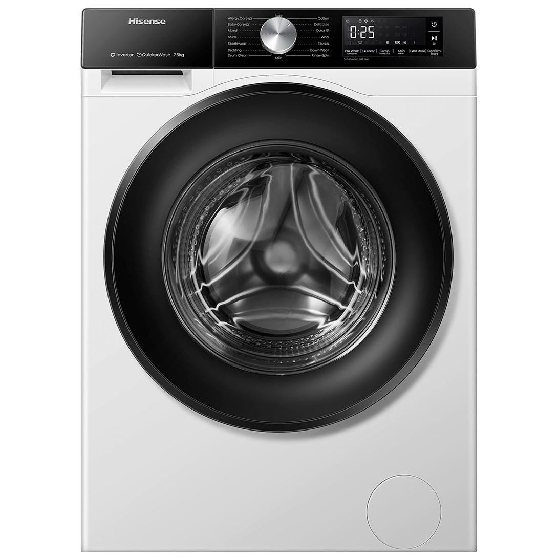 Hisense HWF3S7514X Series 3S 7.5kg Front Load Washing Machine (White)