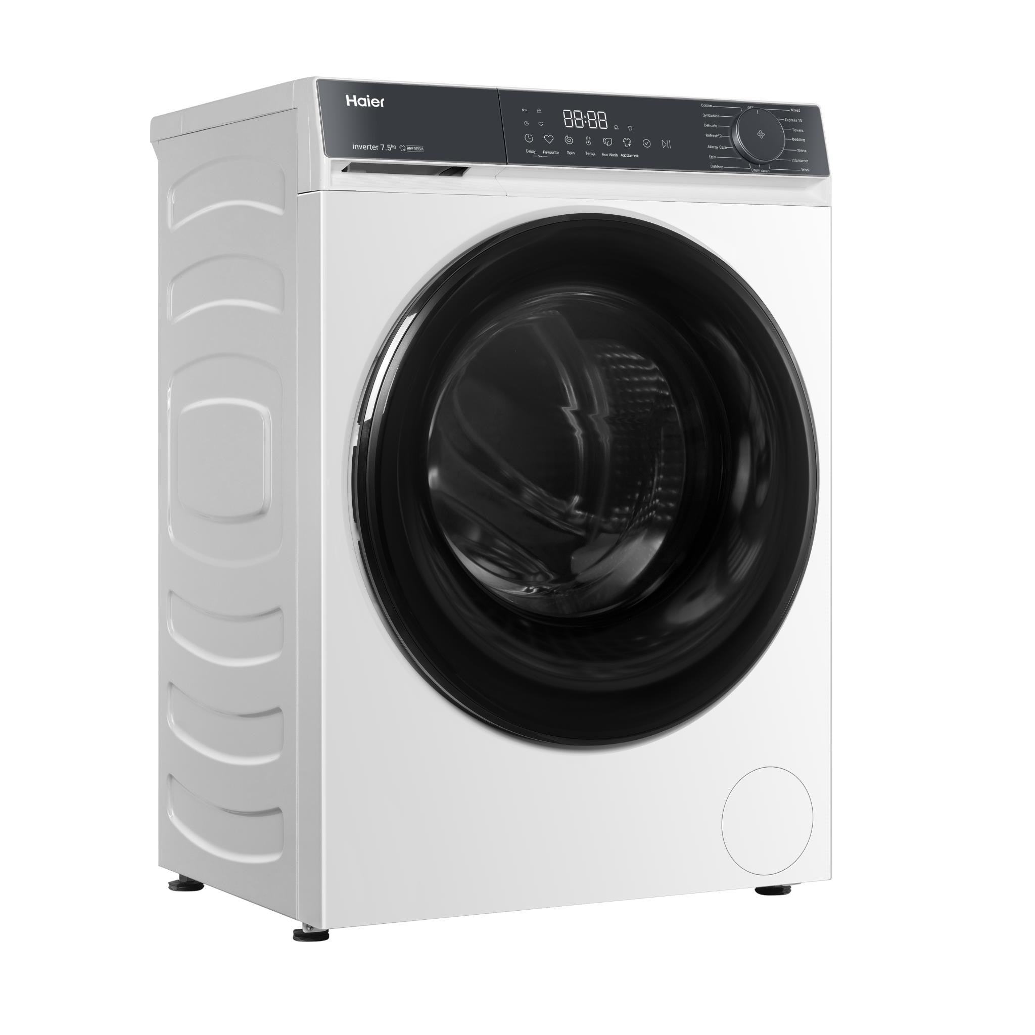 Haier HWF75KW1 300 Series 7.5kg Front Load Washer (White)